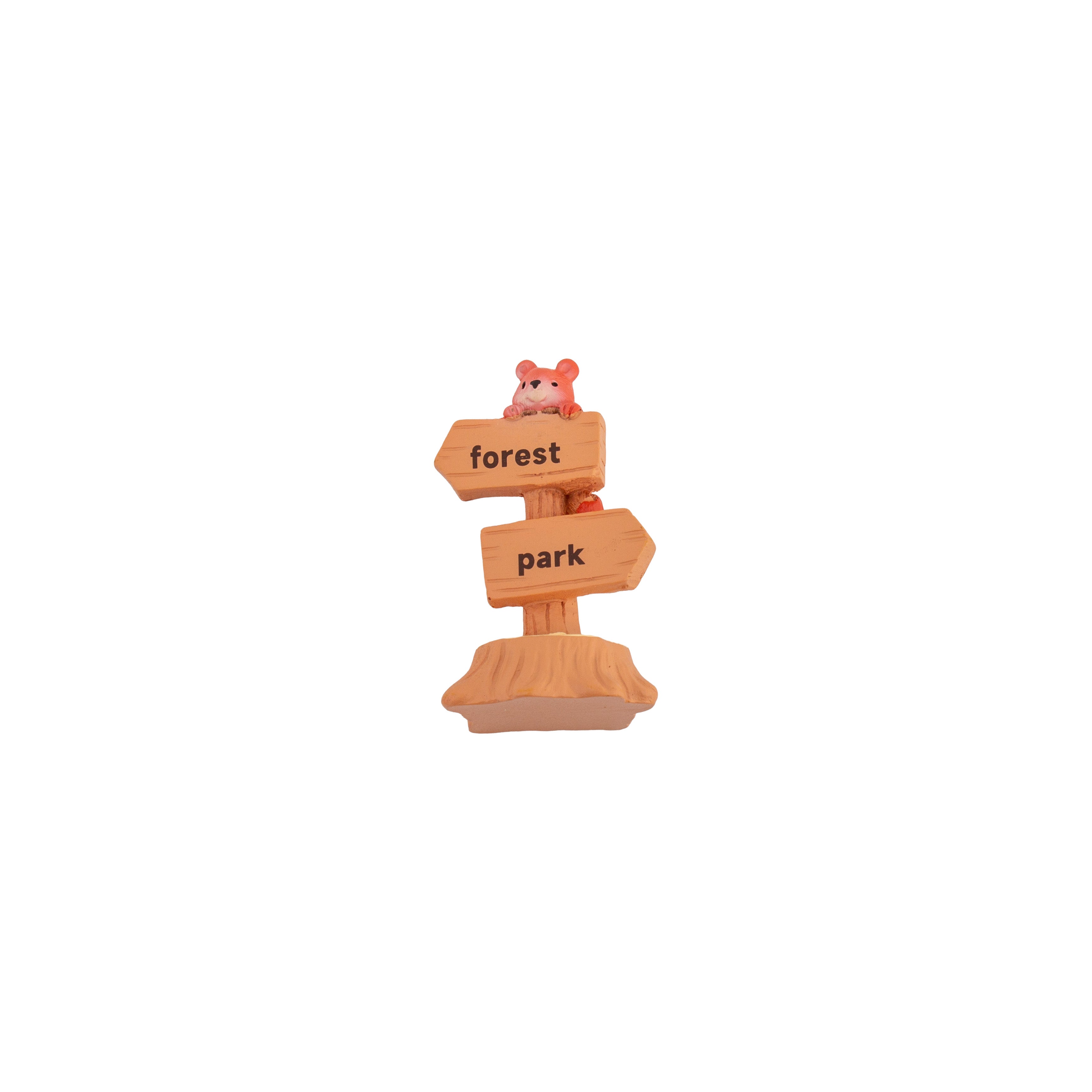 Miniature Forest Sign Board 1pc