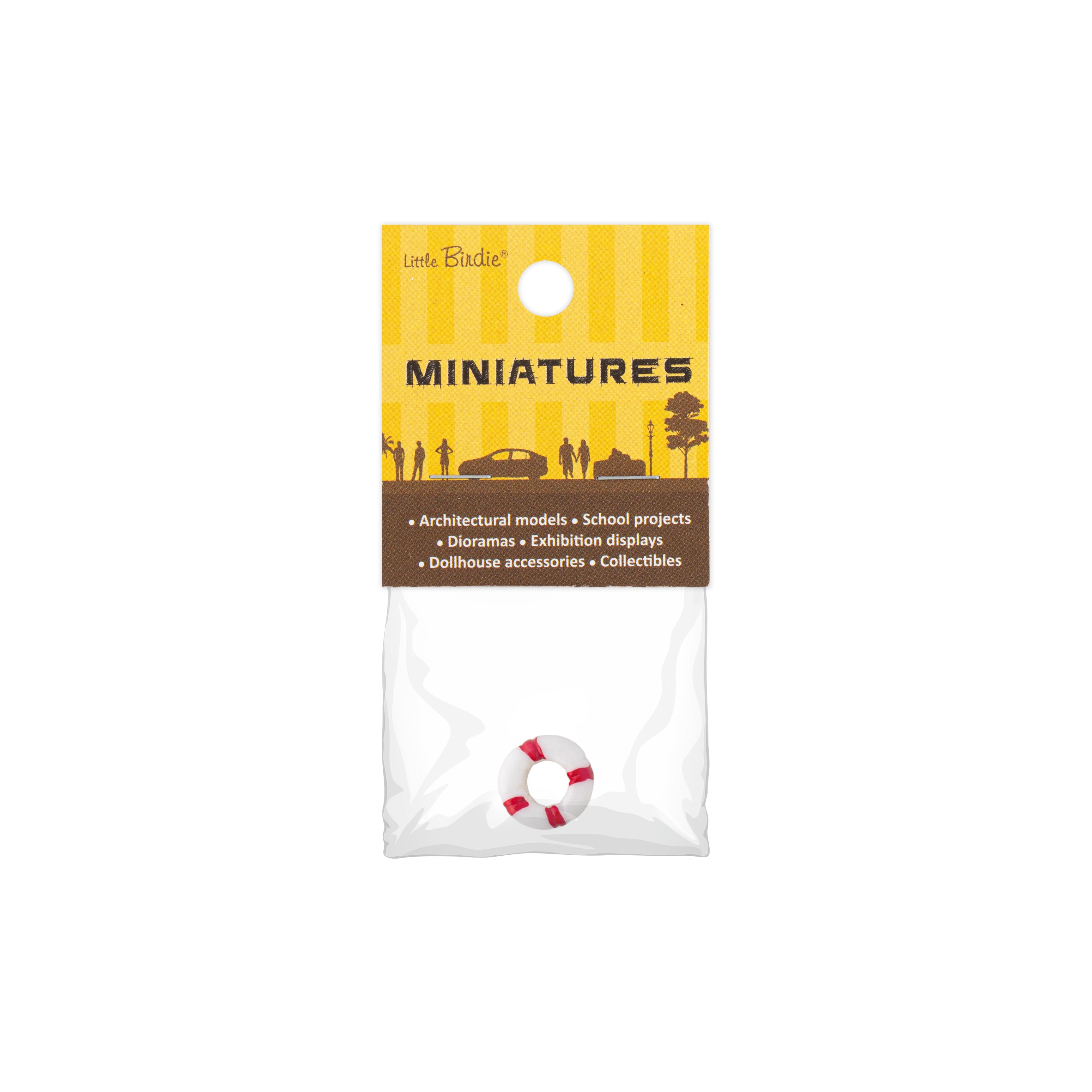 Miniature Life-buoy Ring 1pc