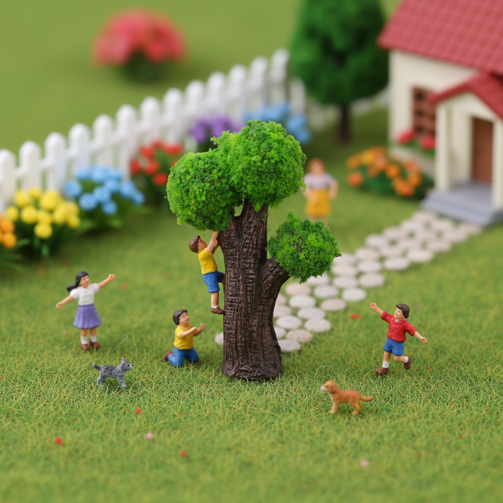 Miniature Tree with 3 Branches 1pc