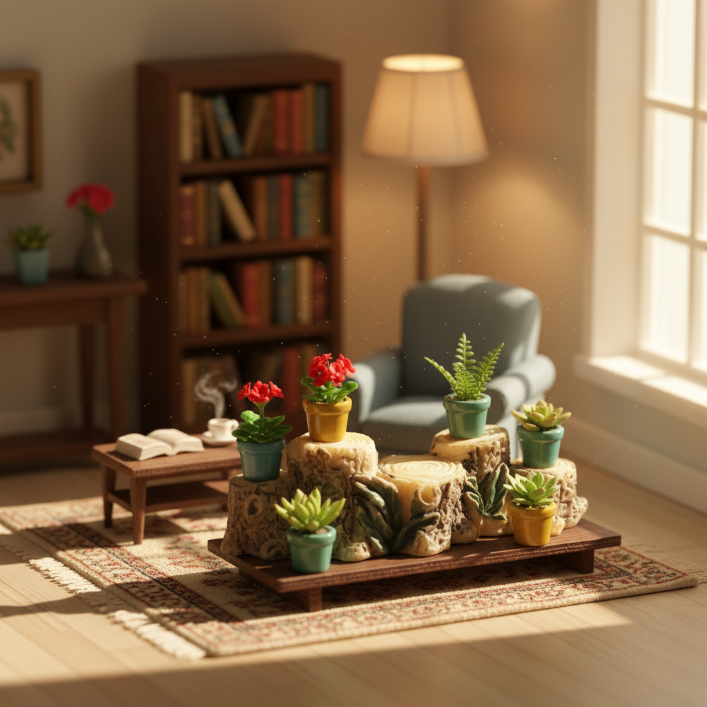 Miniature Wood Stumps 1pc