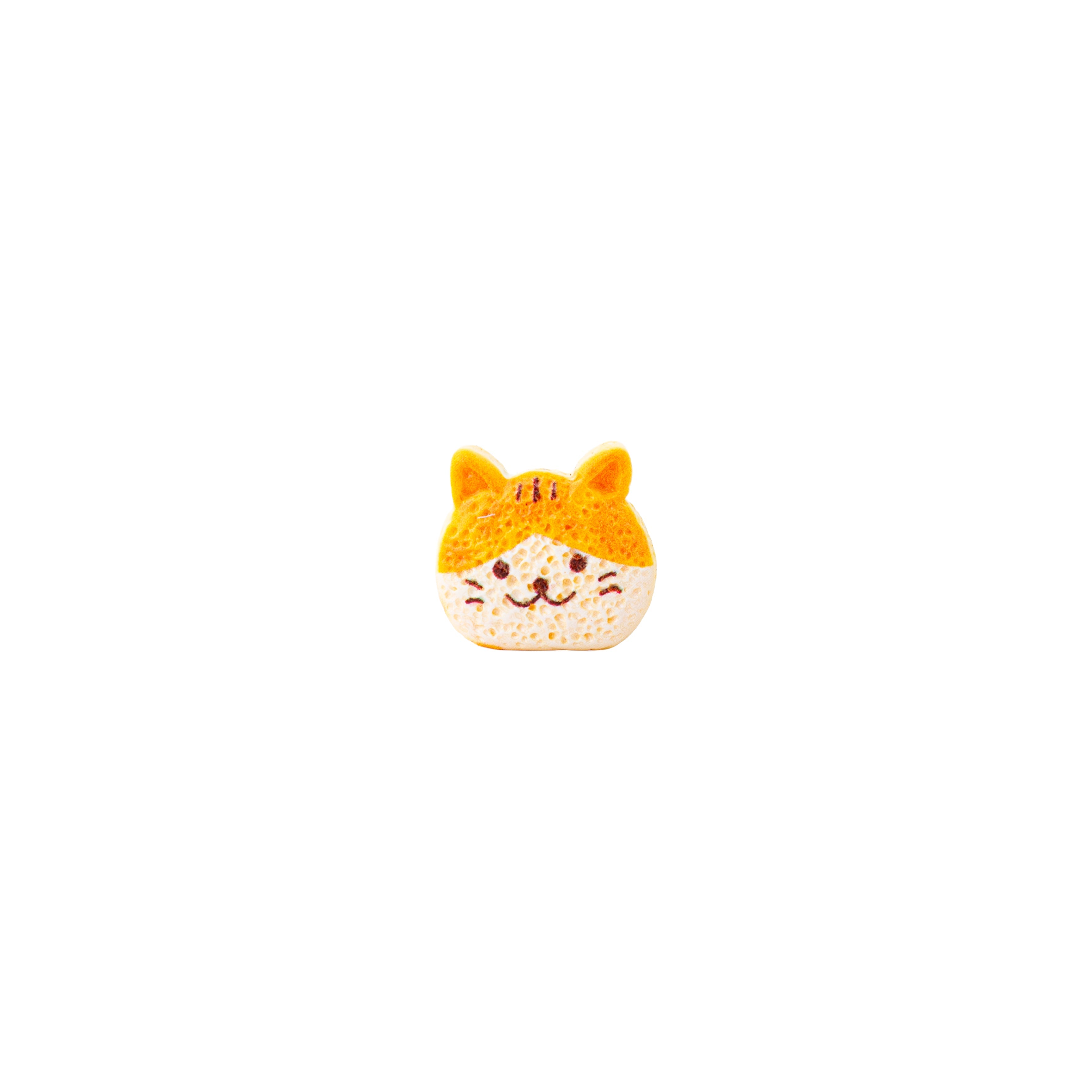 Resin Miniature Cat Face1pc