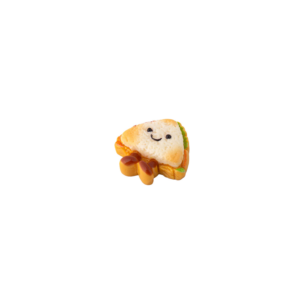 Resin Miniature Fish-shaped Cheese Toast 1pc