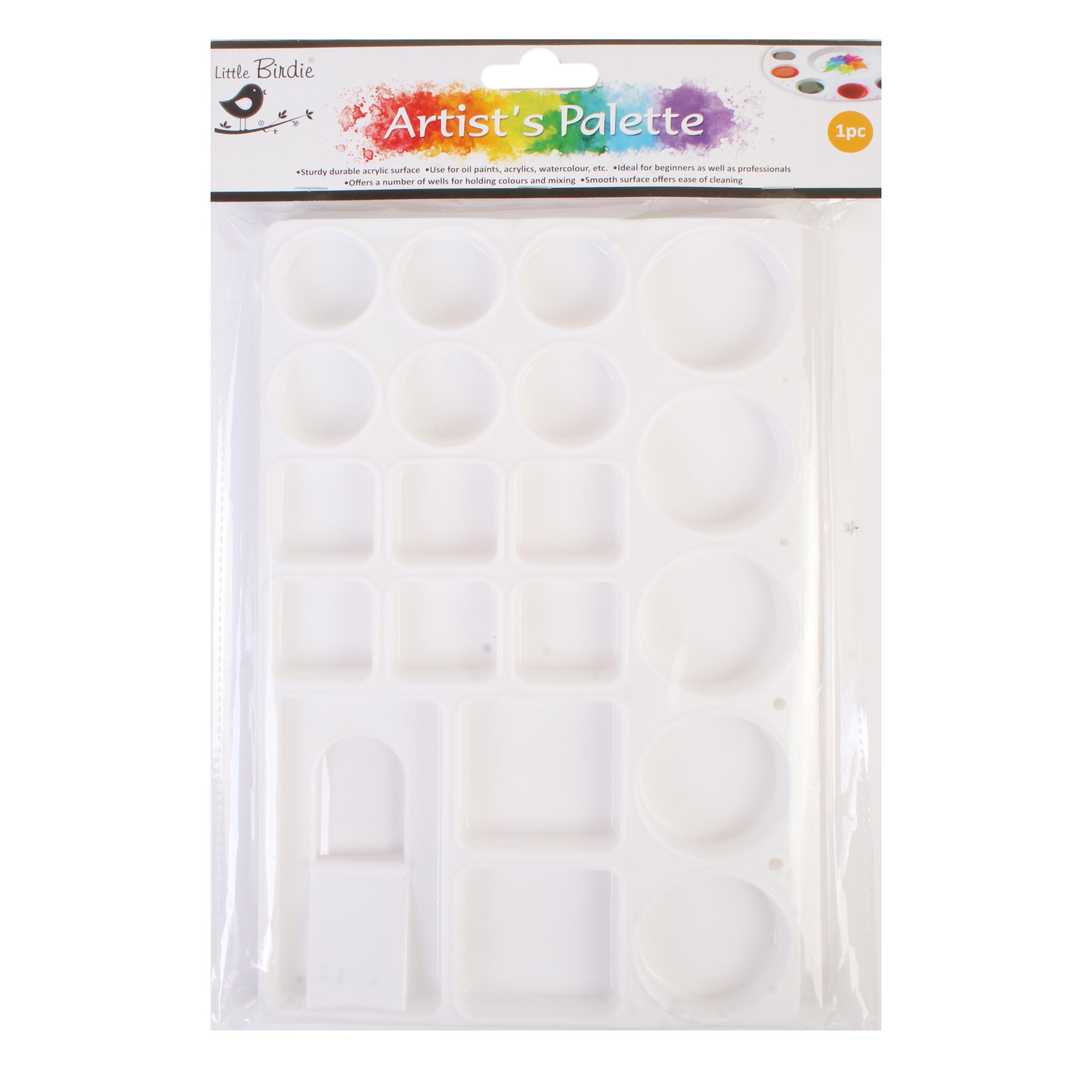 Artist Colour Mixing Palette Rectangle 19 Wells 9.5 X 6Inch 1Pc Ib
