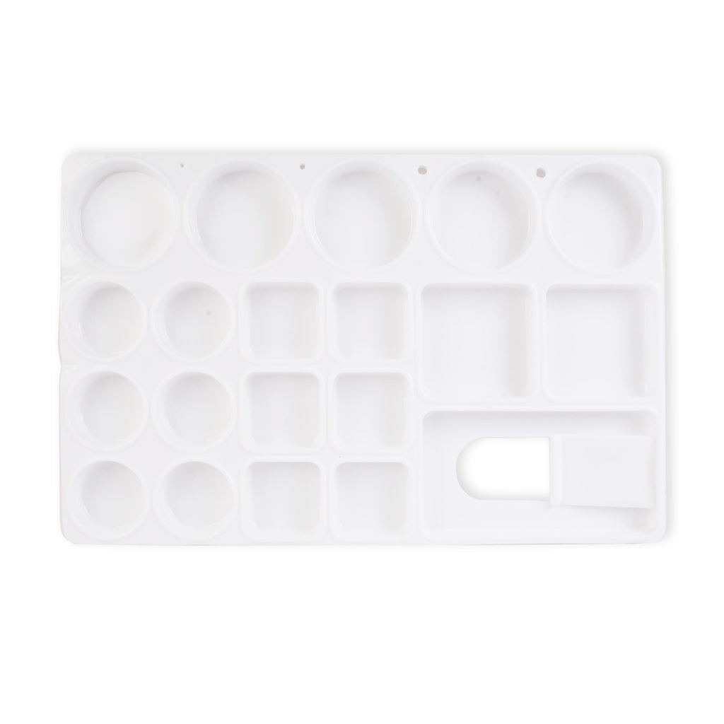 Artist Colour Mixing Palette Rectangle 19 Wells 9.5 X 6Inch 1Pc Ib