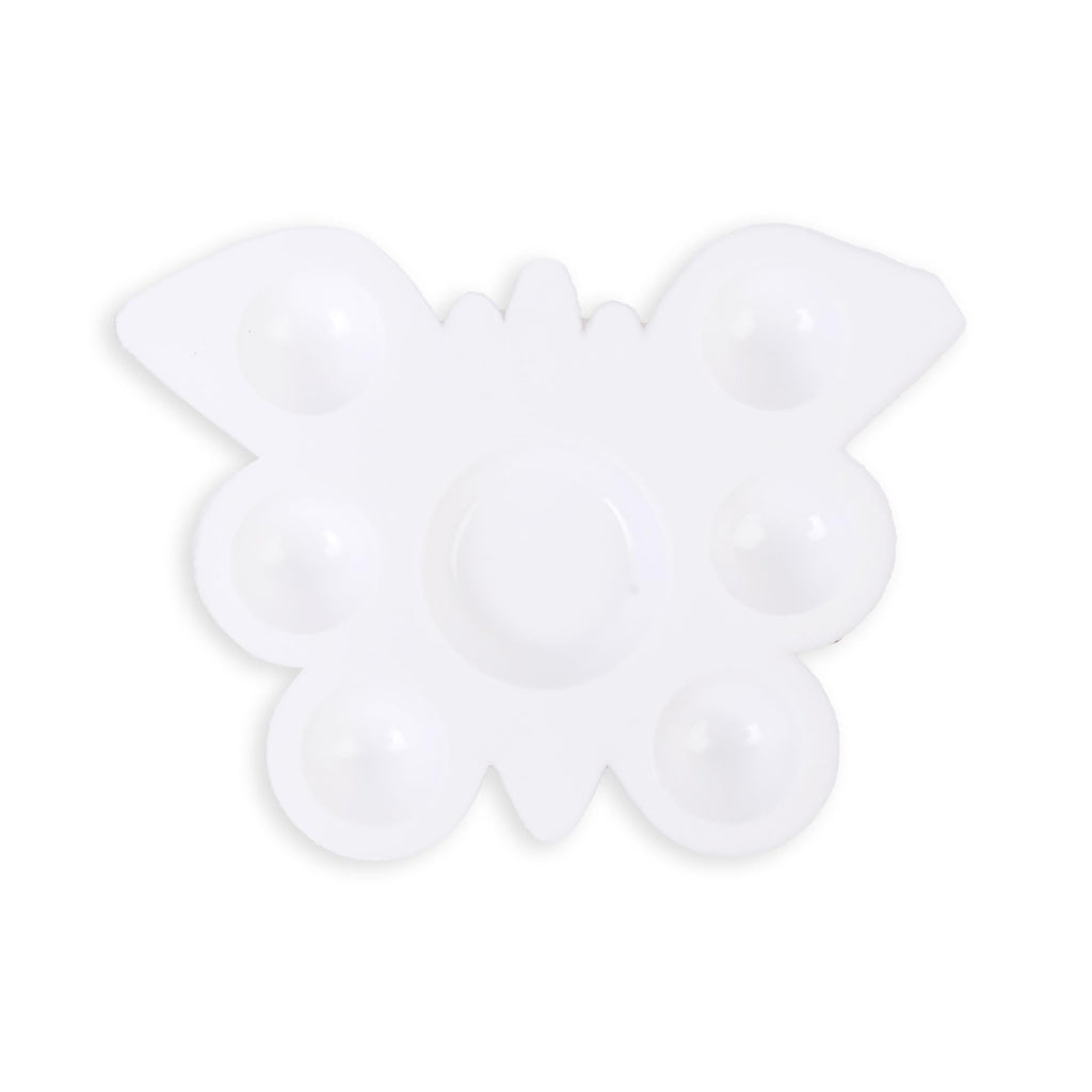 Artist Colour Mixing Palette Butterfly7 Wells 4.25 X 3.25 Inch 1Pc Ib