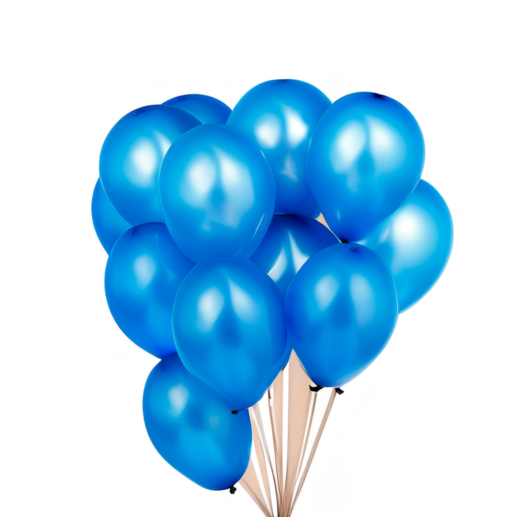 Party Balloons 12`` when inflated Blue 10Pcs