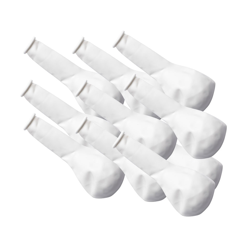 Party Balloons 12`` when inflated White 10Pcs