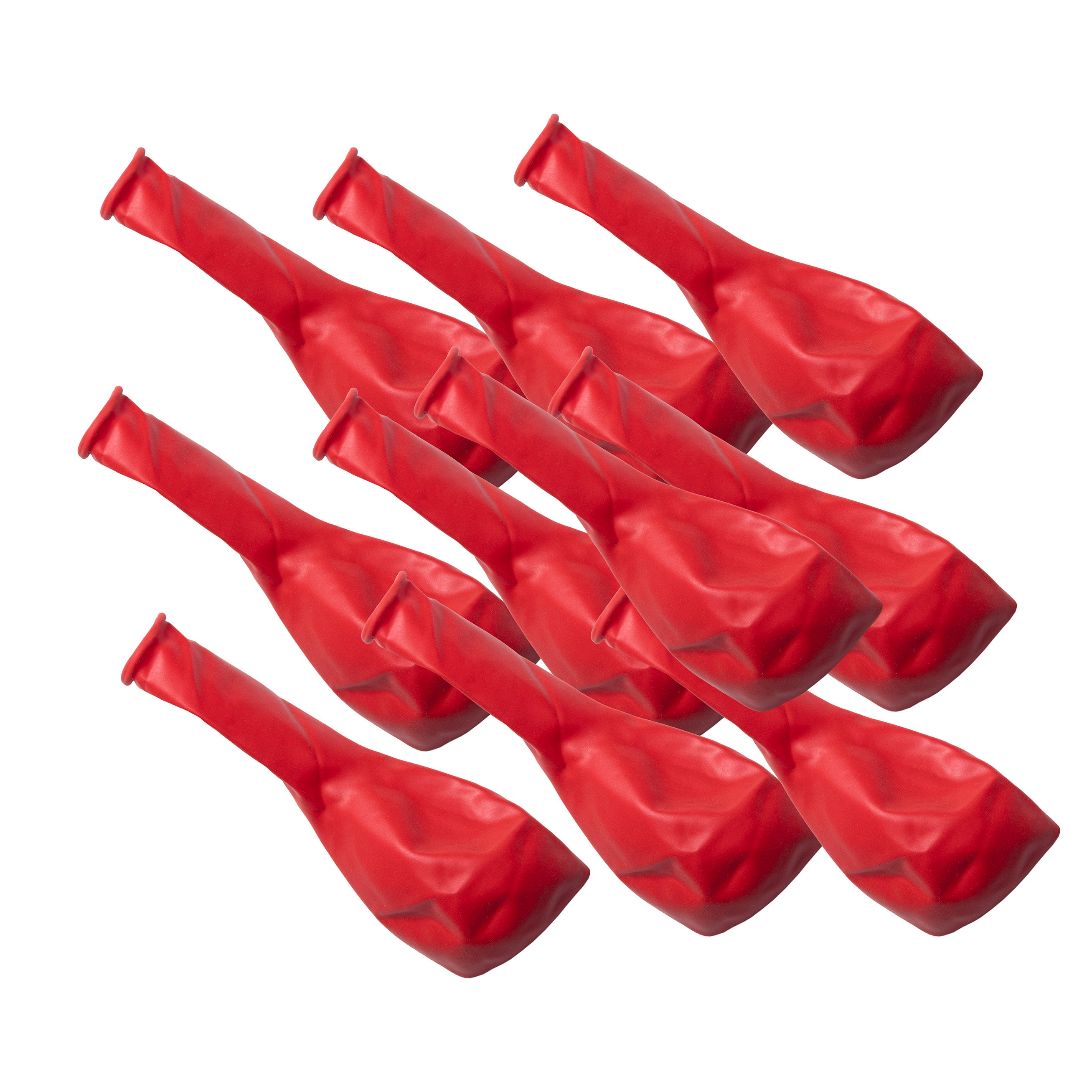 Party Balloons 12`` when inflated Red 10Pcs