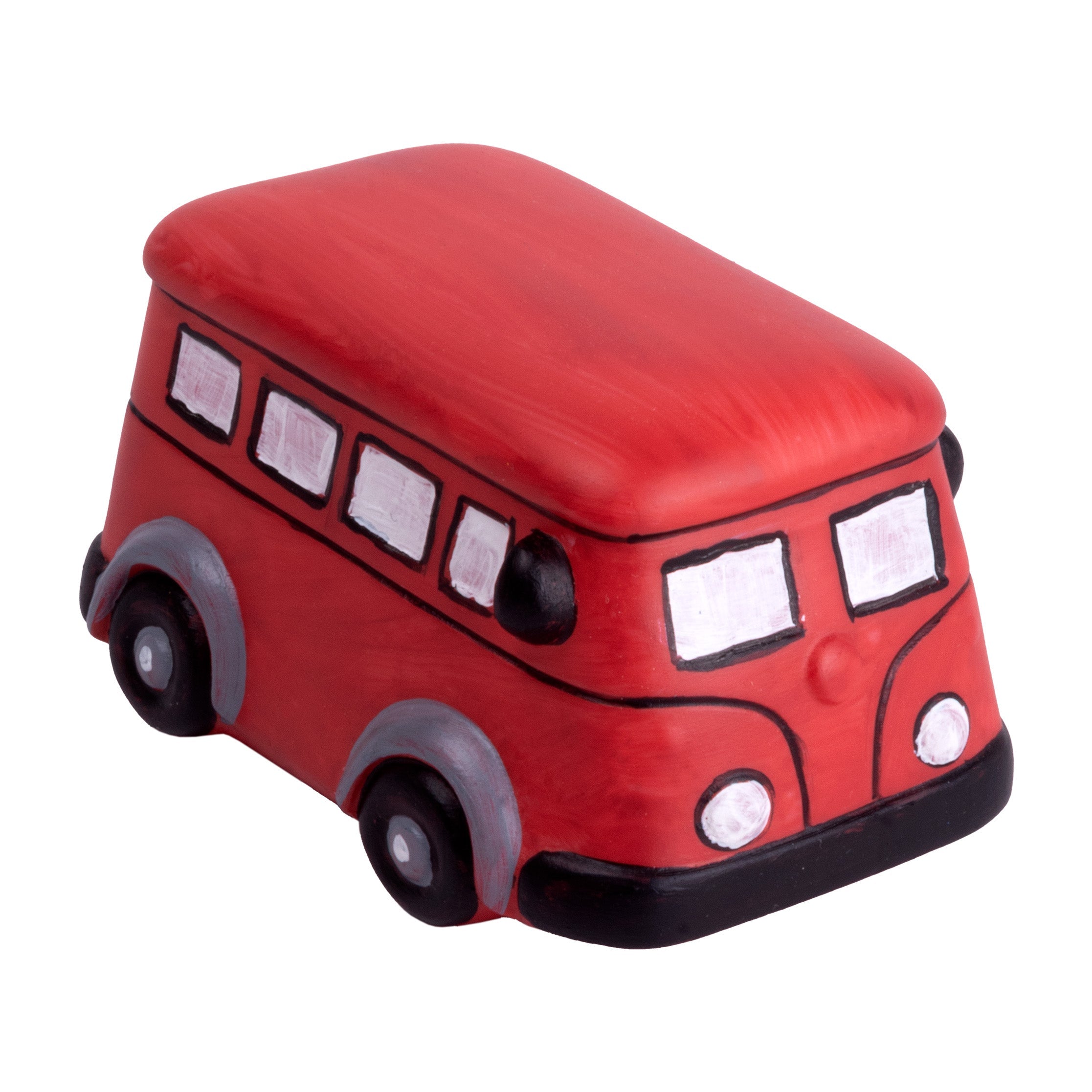 Paint And Play Create Your Own 3D Table Decor with Acrylic Paint and Brush Bus 4inch