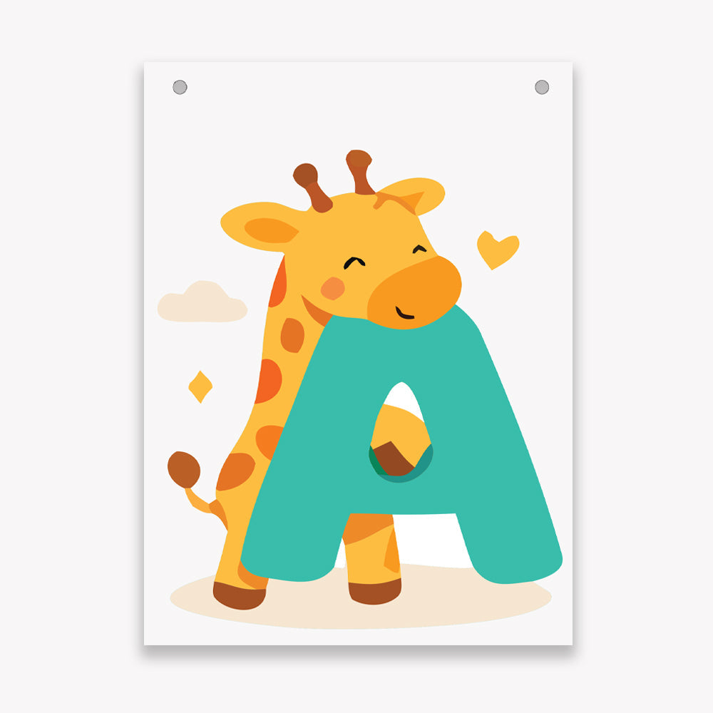Make Your Own Banner Animal Fun Alphabet A Size 7 x 5.16inch 1pc IB
