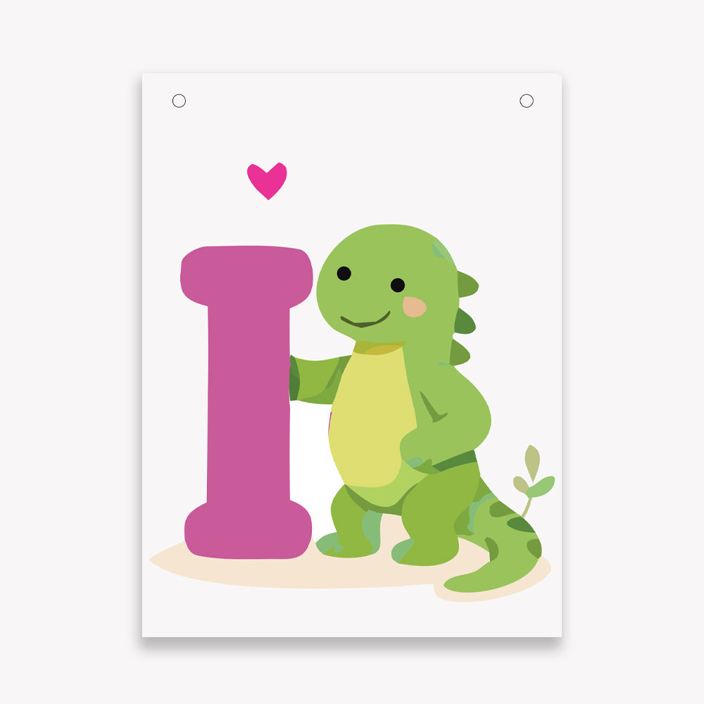 Make Your Own Banner Animal Fun Alphabet I Size 7 x 5.16inch 1pc IB