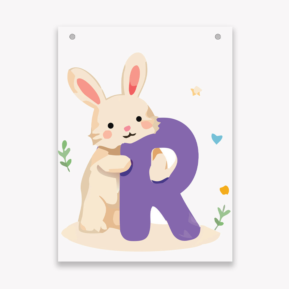 Make Your Own Banner Animal Fun Alphabet R Size 7 x 5.16inch 1pc IB