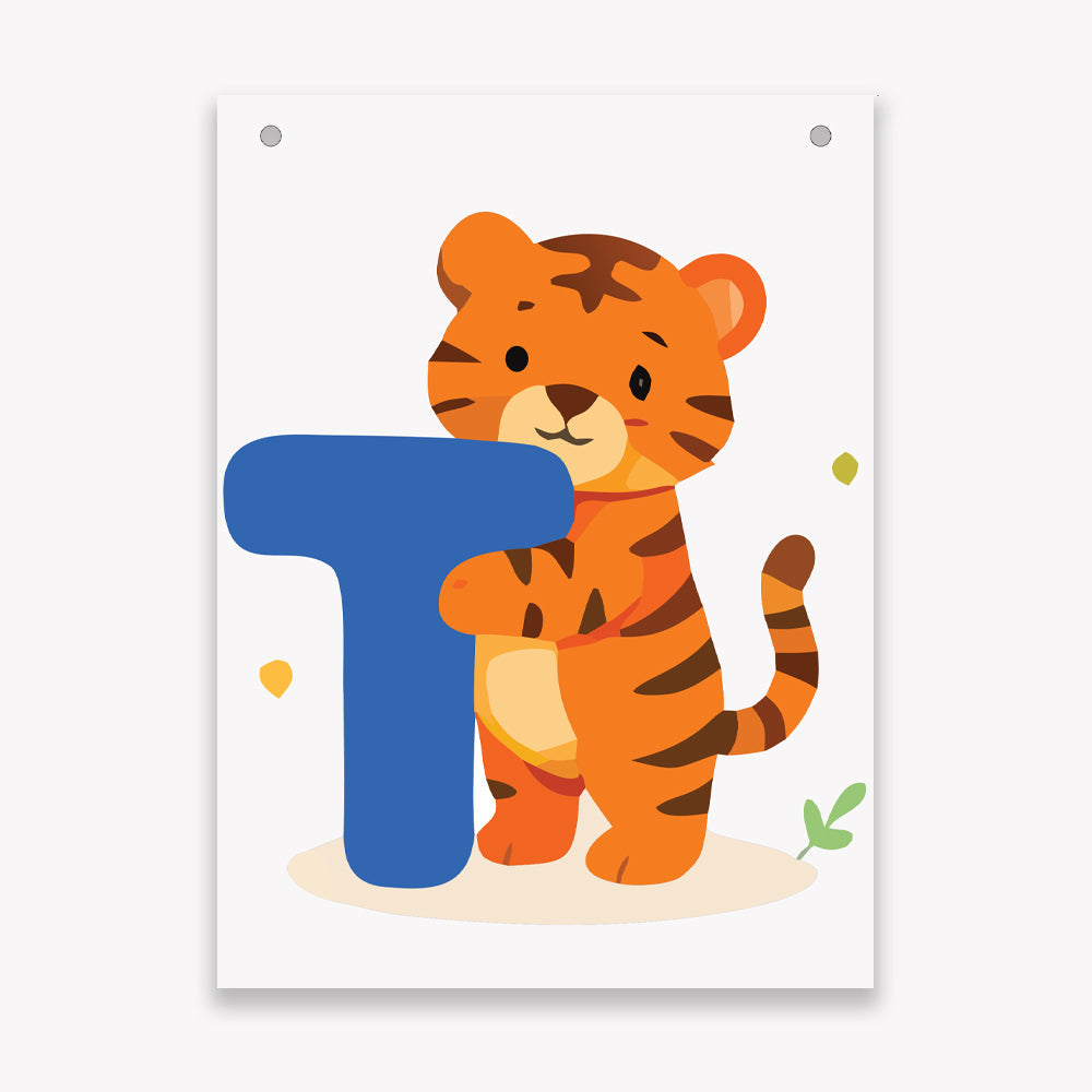 Make Your Own Banner Animal Fun Alphabet T Size 7 x 5.16inch 1pc IB