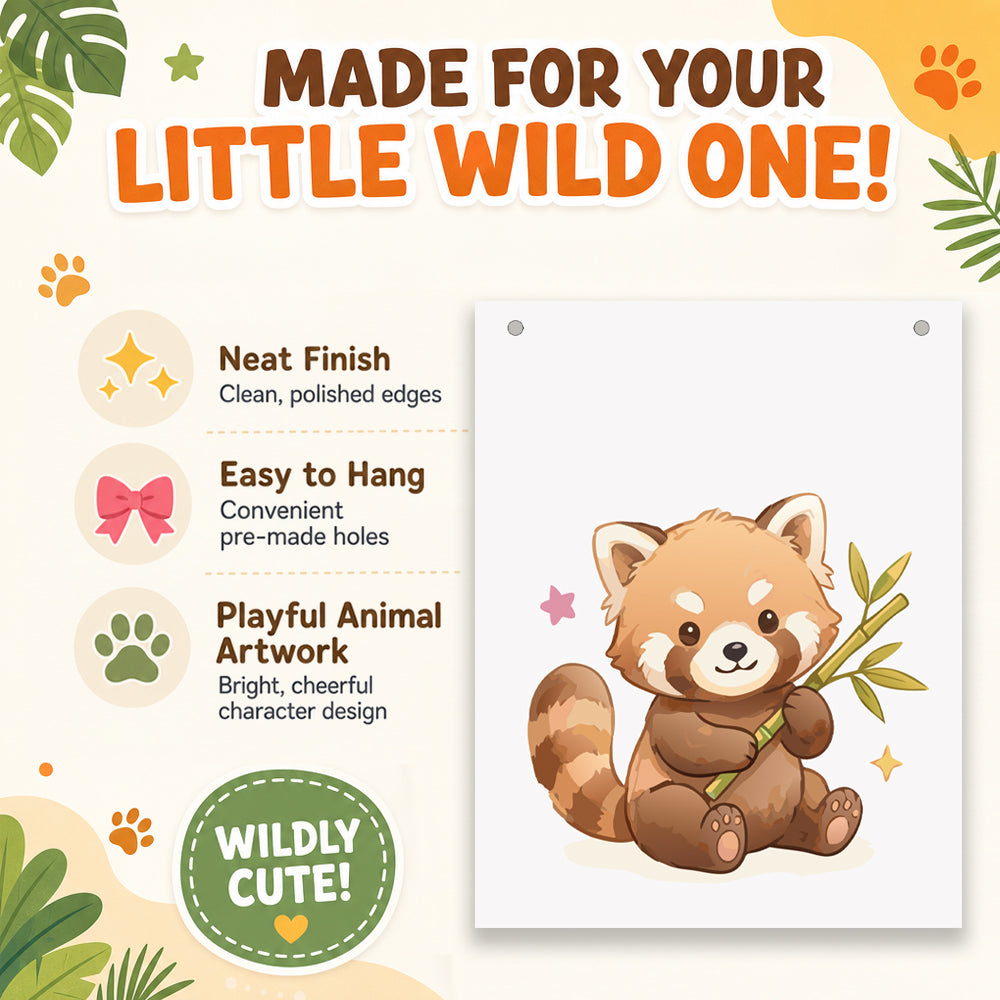 Make Your Own Banner Red Panda 7 x 5.16inch1pc IB