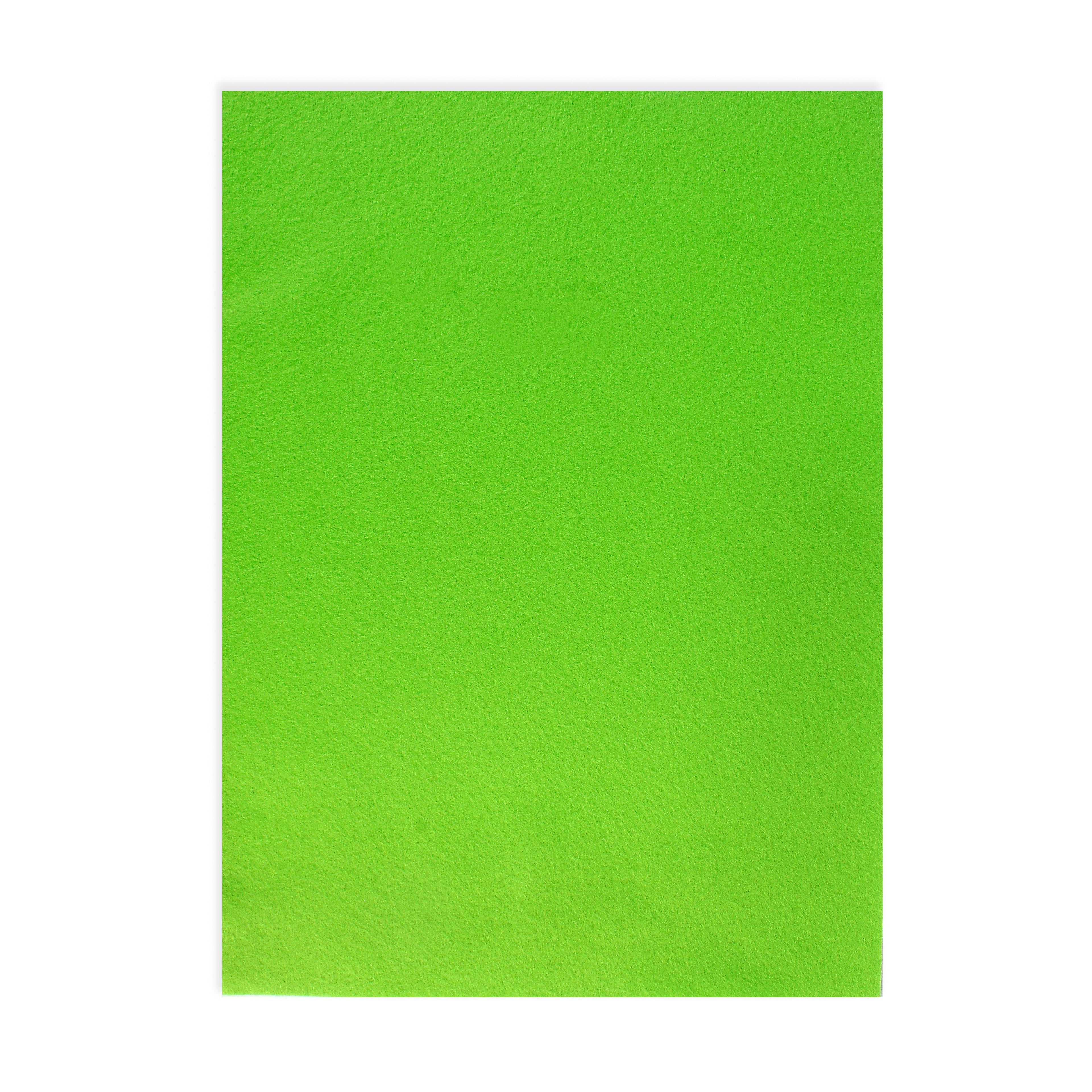 Premium Soft Felt A4 200Gsm Parrot Green 1Sheet Ib