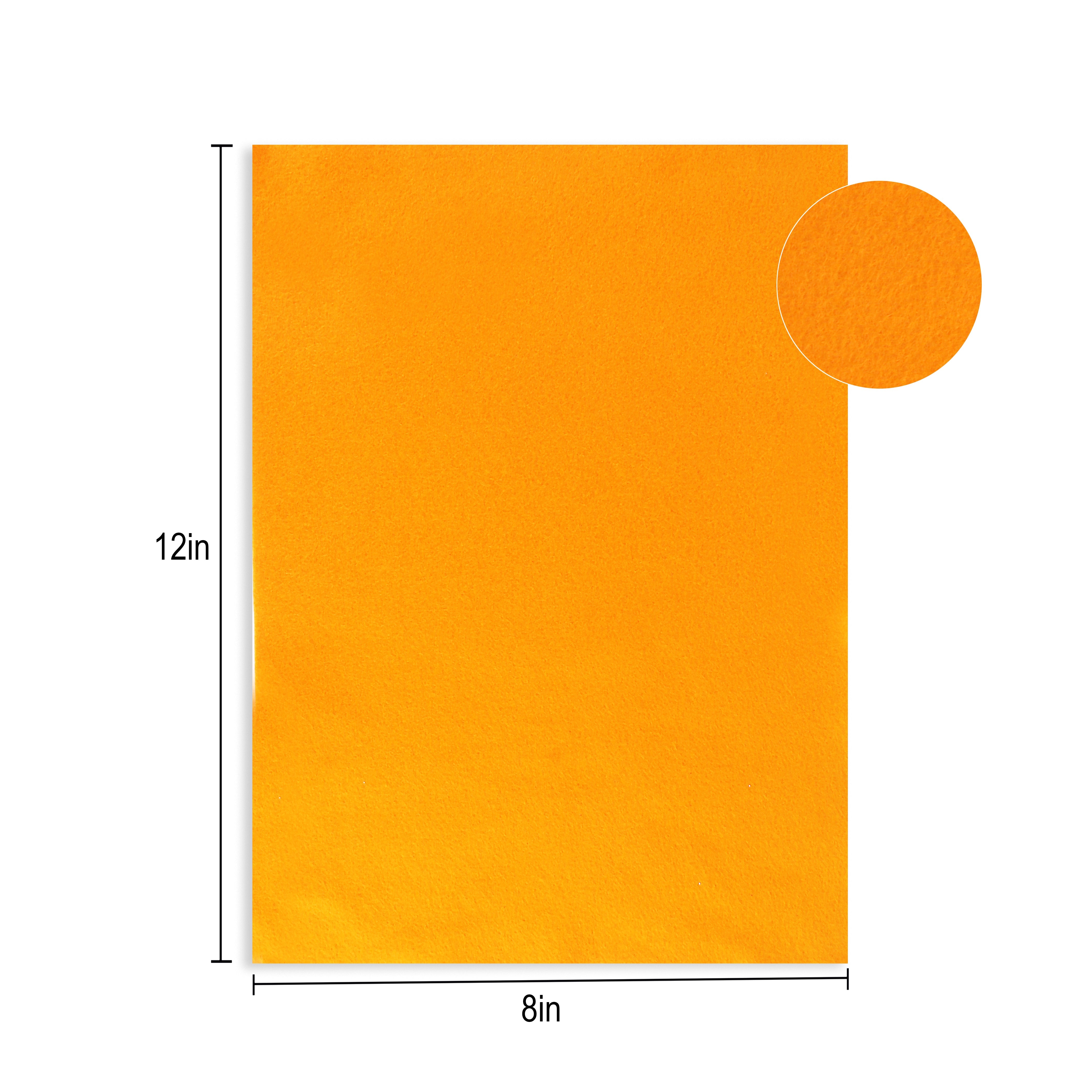 Premium Soft Felt A4 200Gsm Orange 1Sheet Ib