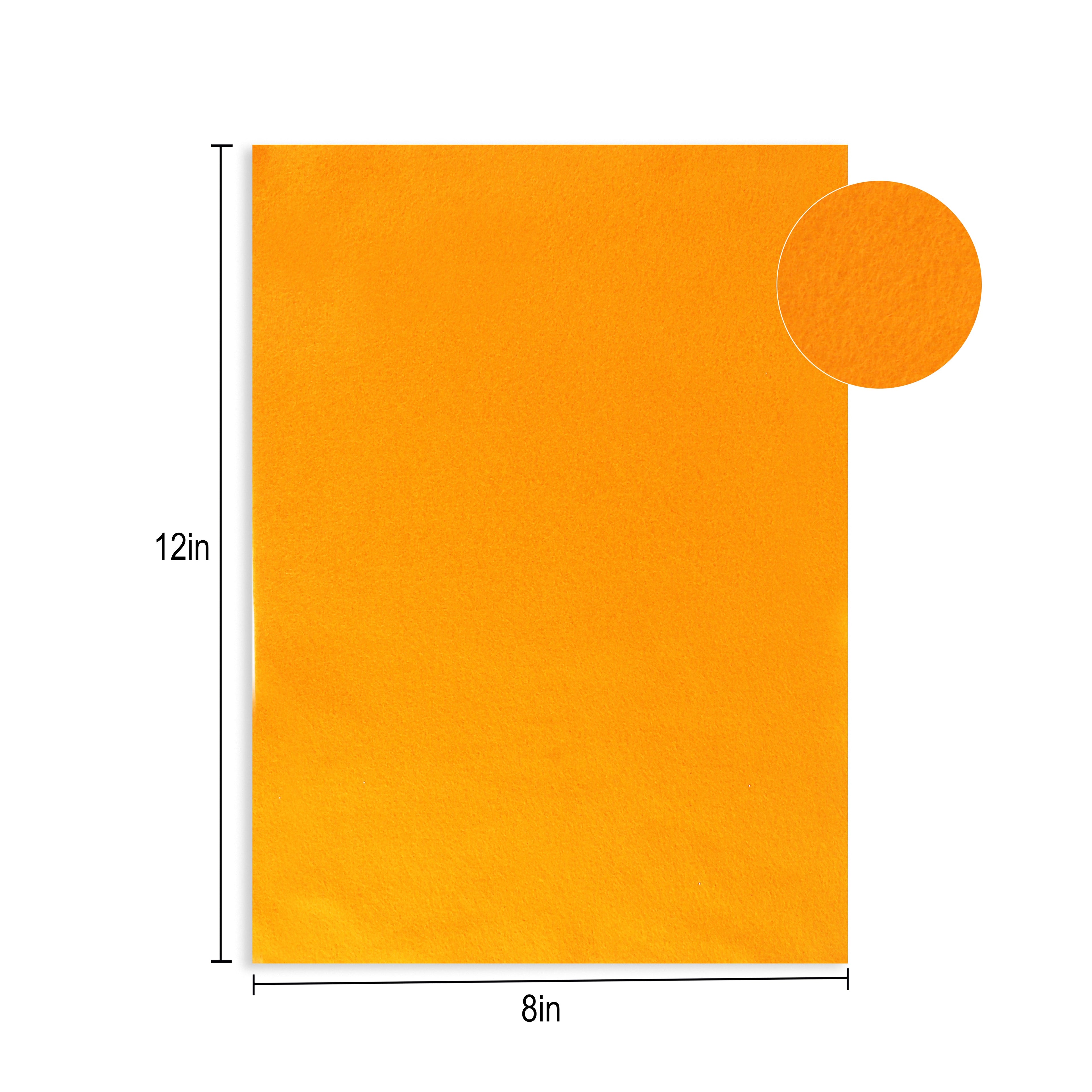 Premium Soft Felt A4 200Gsm Orange 1Sheet Ib