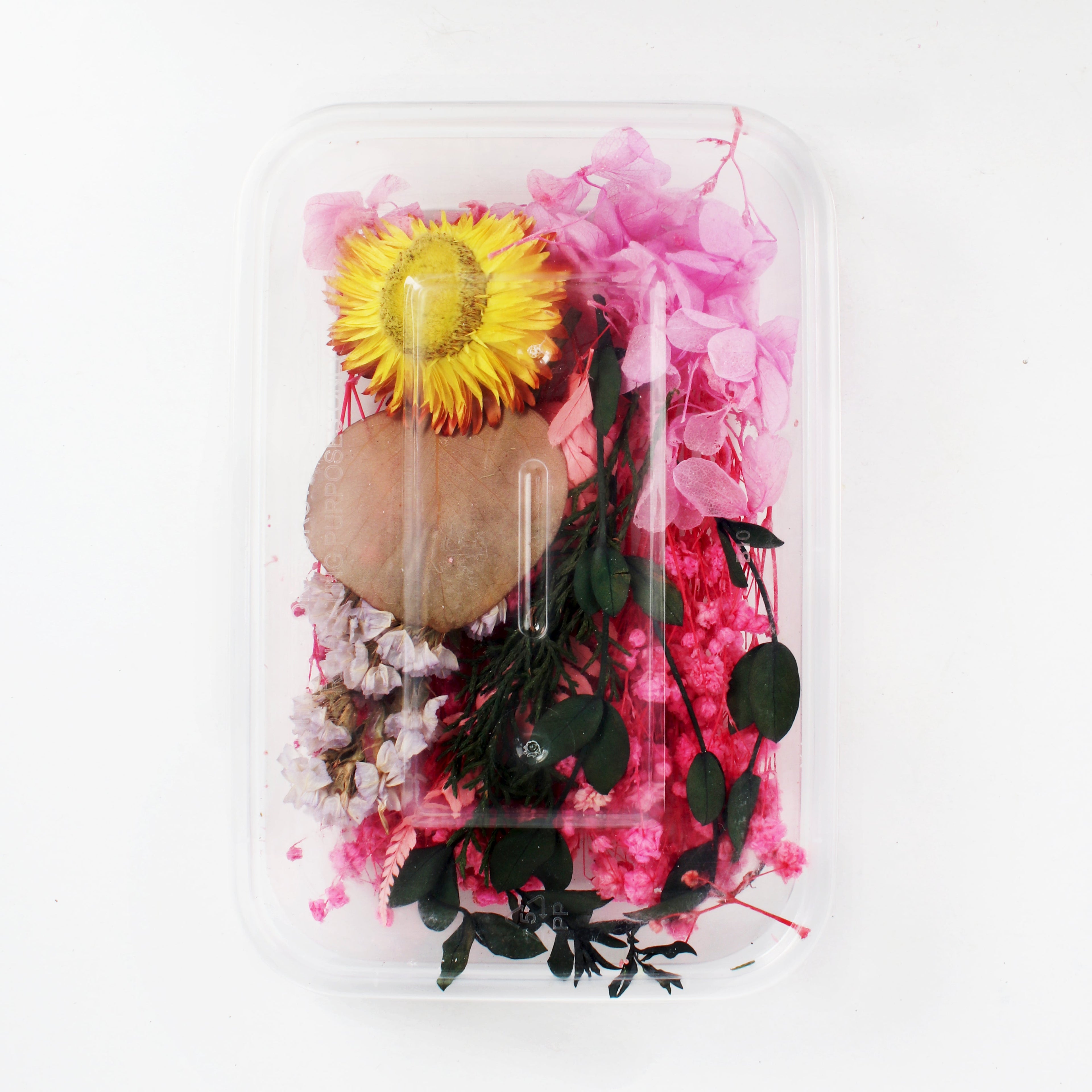 Assorted Natural Dried Flowers Rosy Blooms 1Box