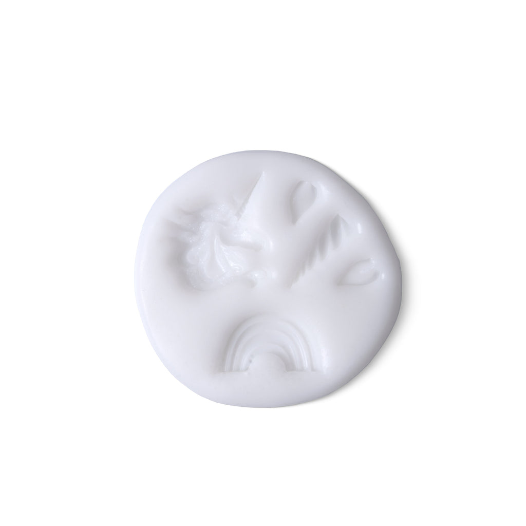 Silicone Mould Rainbow Unicorn 6.5 X 6.3cm D-0.9 1pc
