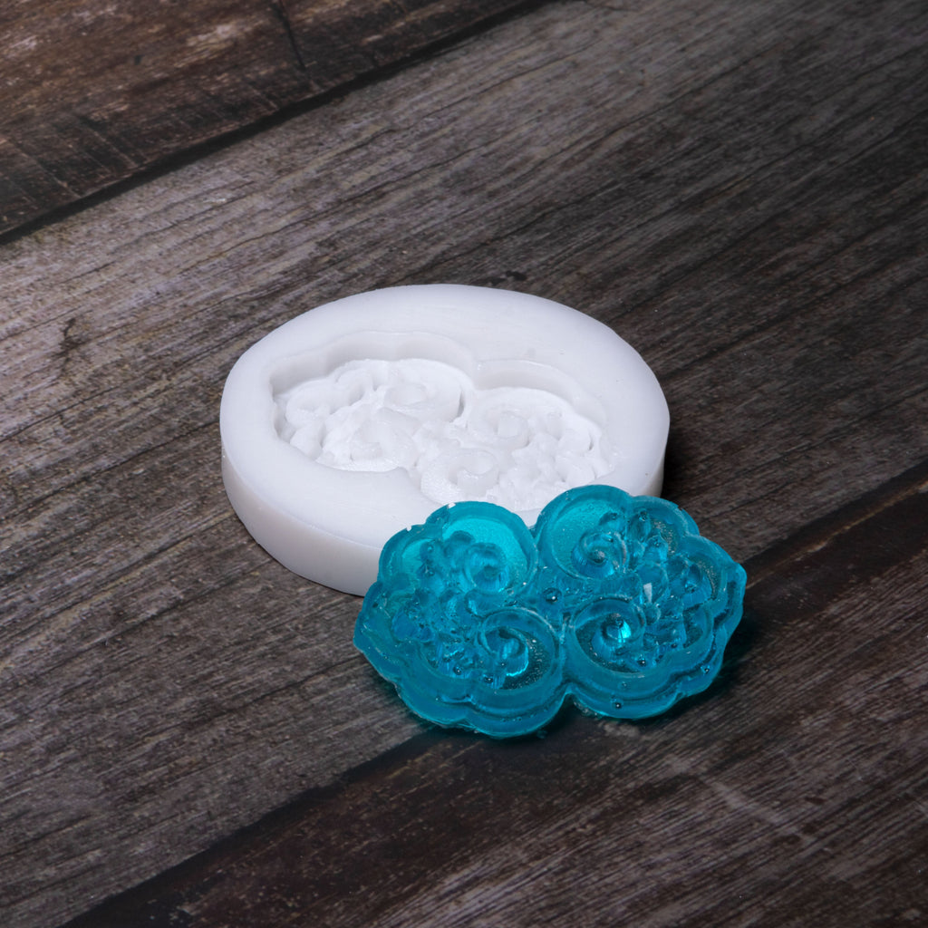 Silicone Mould Damask Delight 6.3 X 6.3 D-1cm 1pc