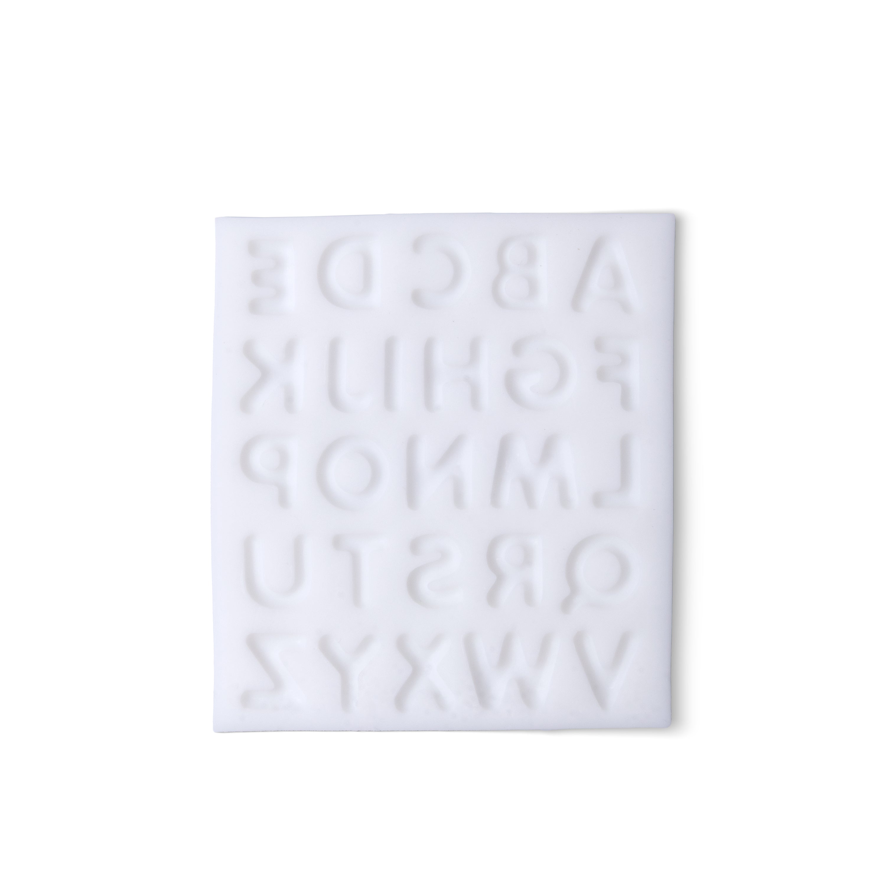 Silicone Mould Capital Letters 11.8 X 10.6 D-0.8cm 1pc