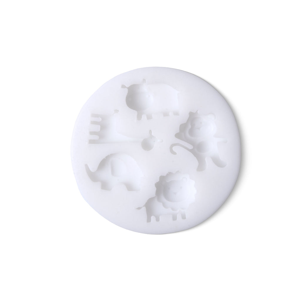 Silicone Mould Wild Animals 7.1 Dia D-1.1cm 1pc