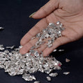 Crushed Glass Silver Nugget 6-9mm 75gm Bottle