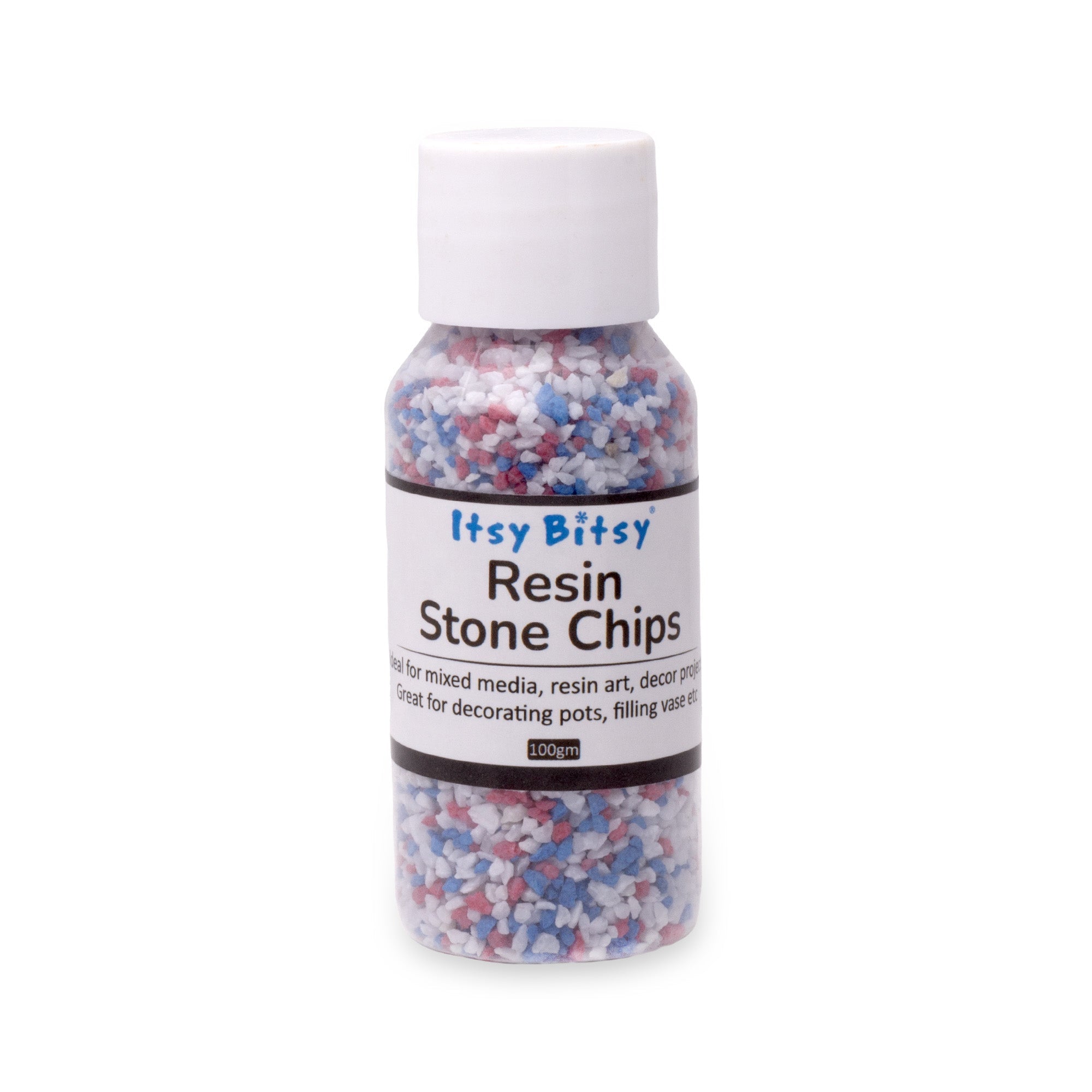 Stone Chips Snow Rose 100gm Bottle