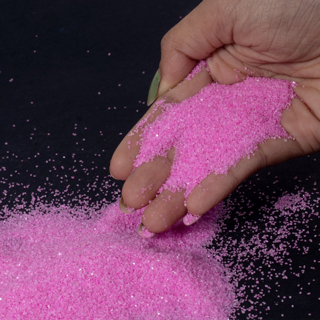 Coloured Sand Pink 100gm Bottle