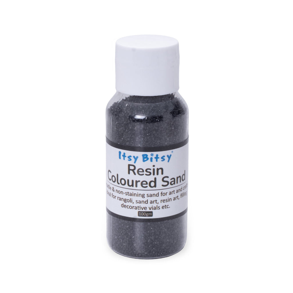 Coloured Sand Black 100gm Bottle