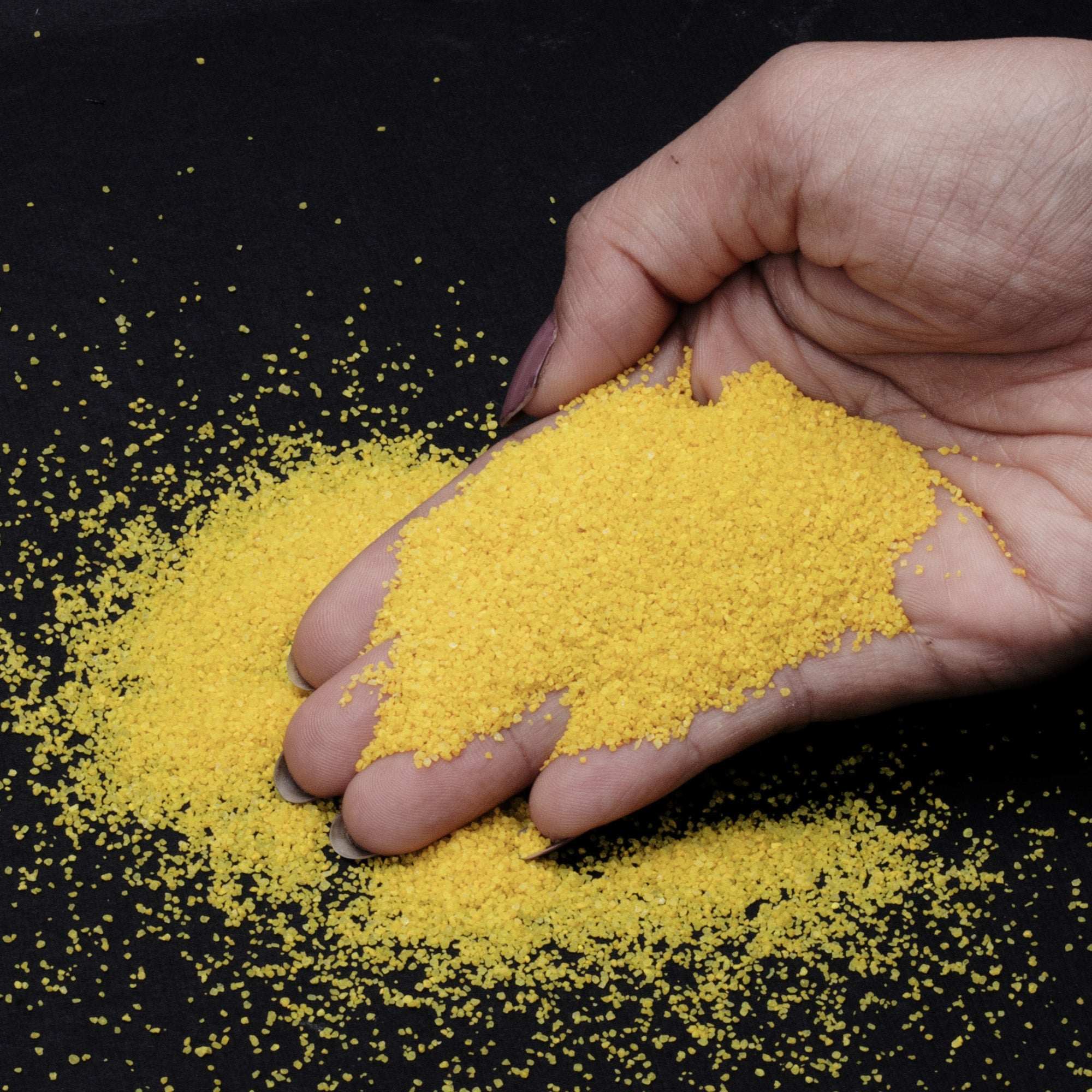 Coloured Sand Yellow 100gm Bottle