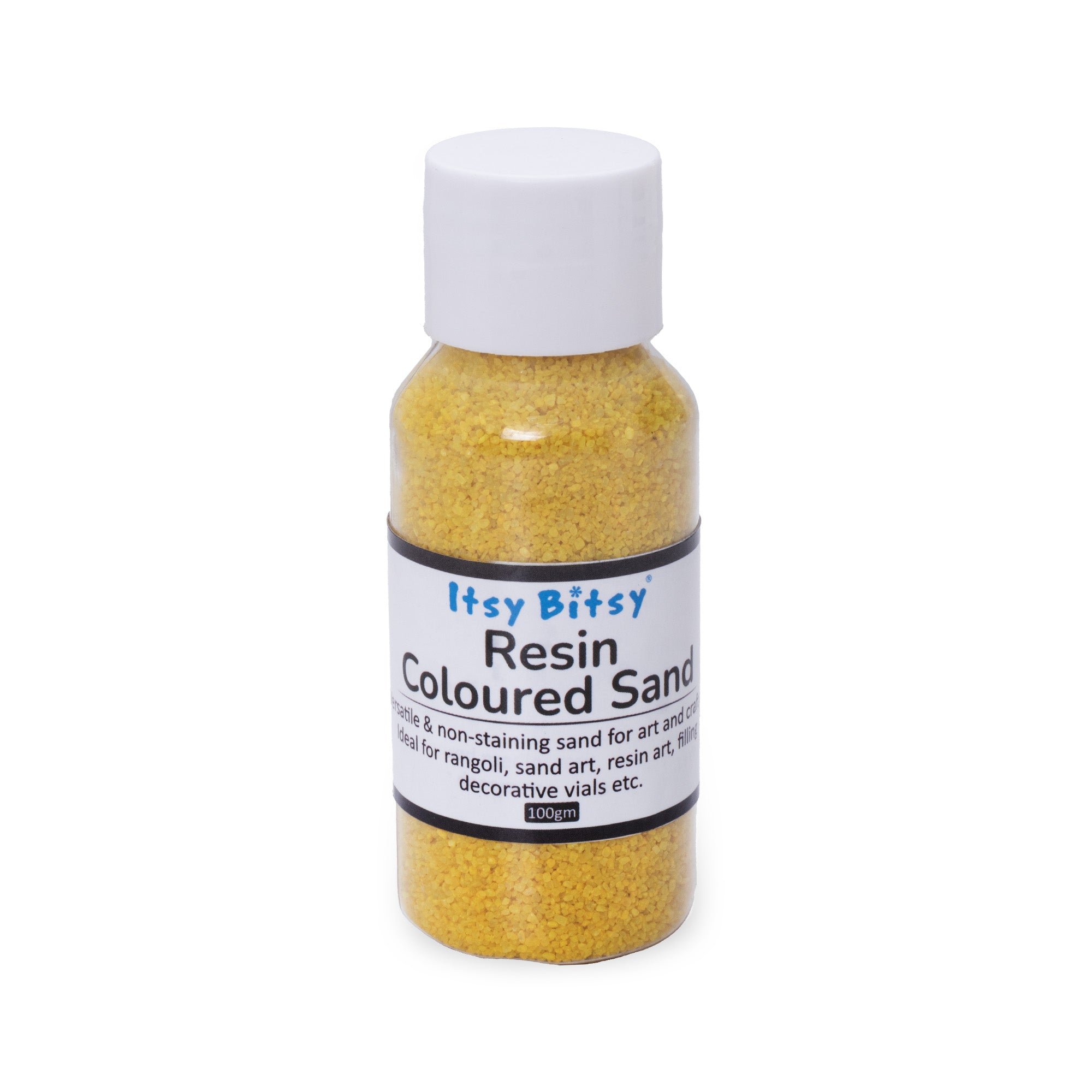 Coloured Sand Yellow 100gm Bottle