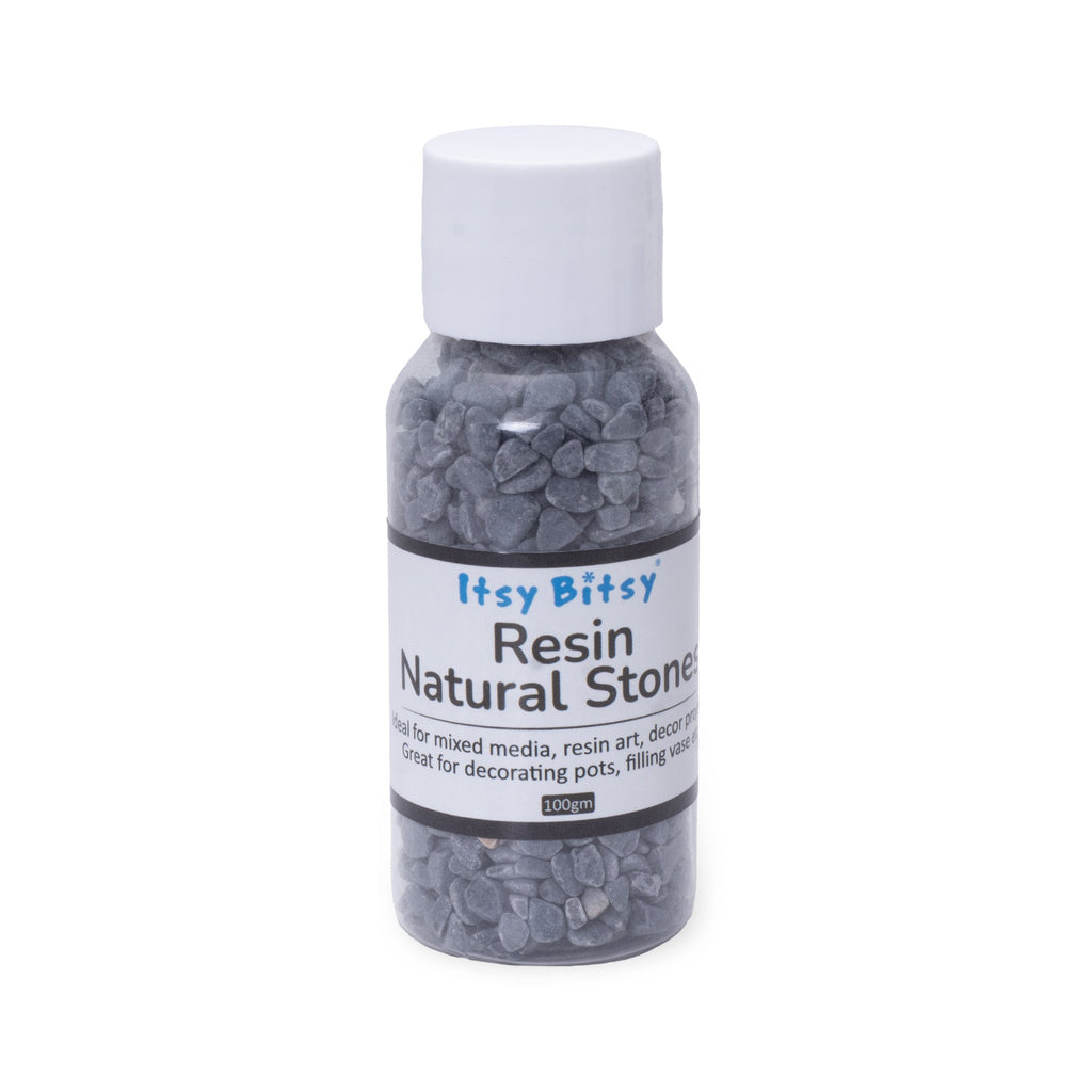 Natural Stone Chips Dark Grey 3-5mm 100gm Bottle