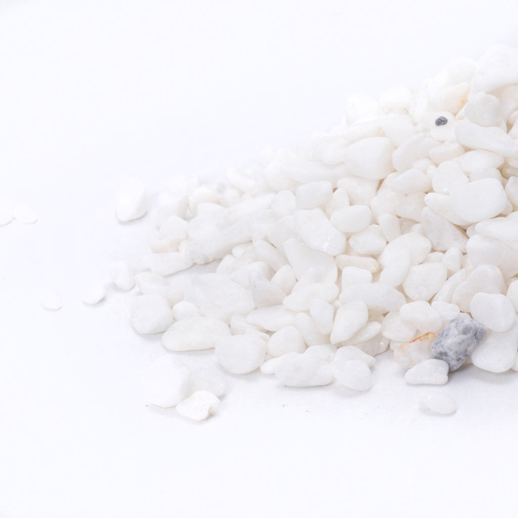 Natural Stone Chips White 3-5mm 100gm Bottle
