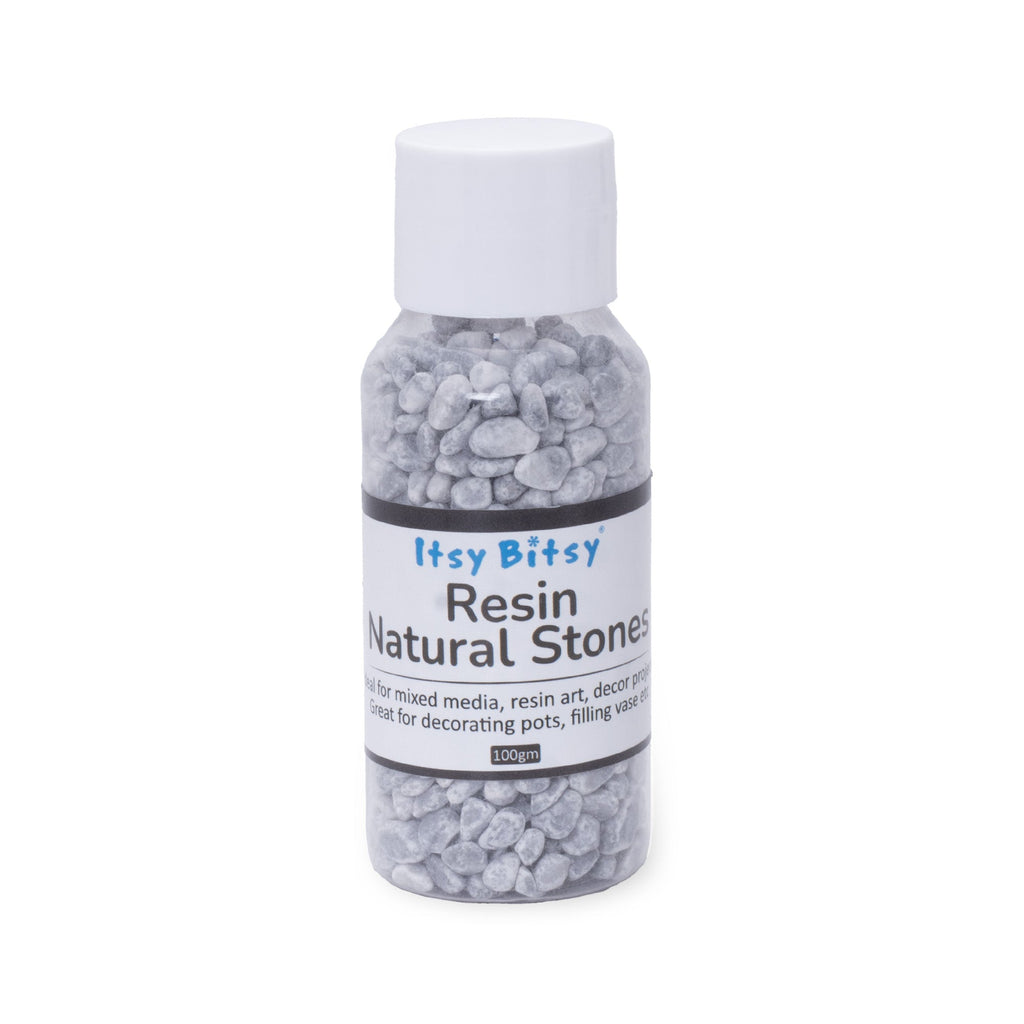 Natural Stone Chips Grey Blend 3-5mm 100gm Bottle