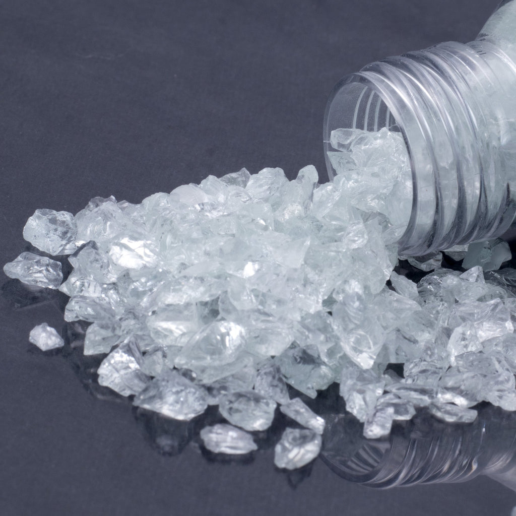 Crushed Glass Transparent 2-3mm 80gm Bottle