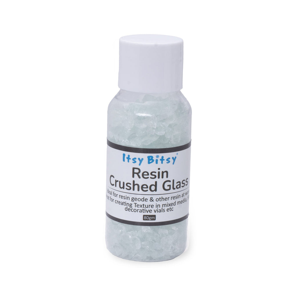 Crushed Glass Transparent 2-3mm 80gm Bottle