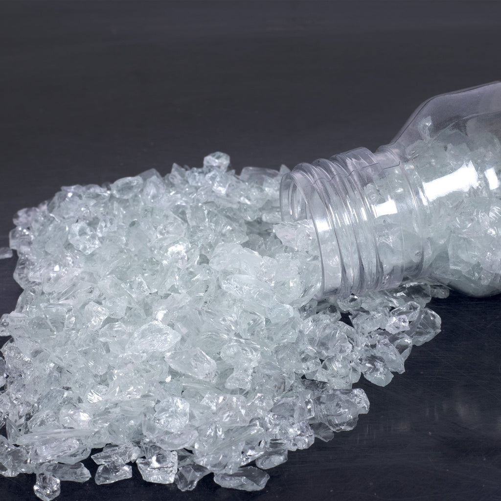 Crushed Glass Transparent 4-6mm 80gm Bottle