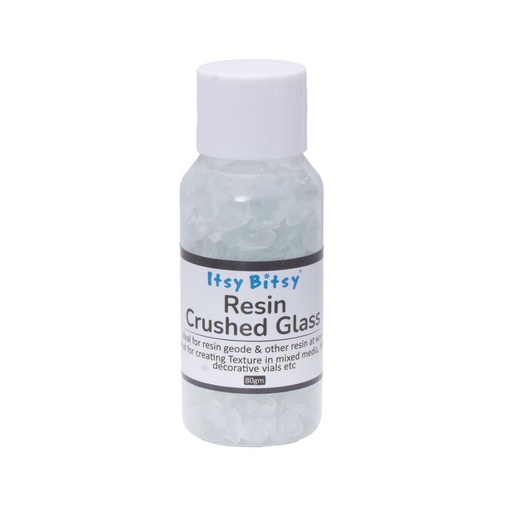 Crushed Glass Transparent 6-9mm 80gm Bottle