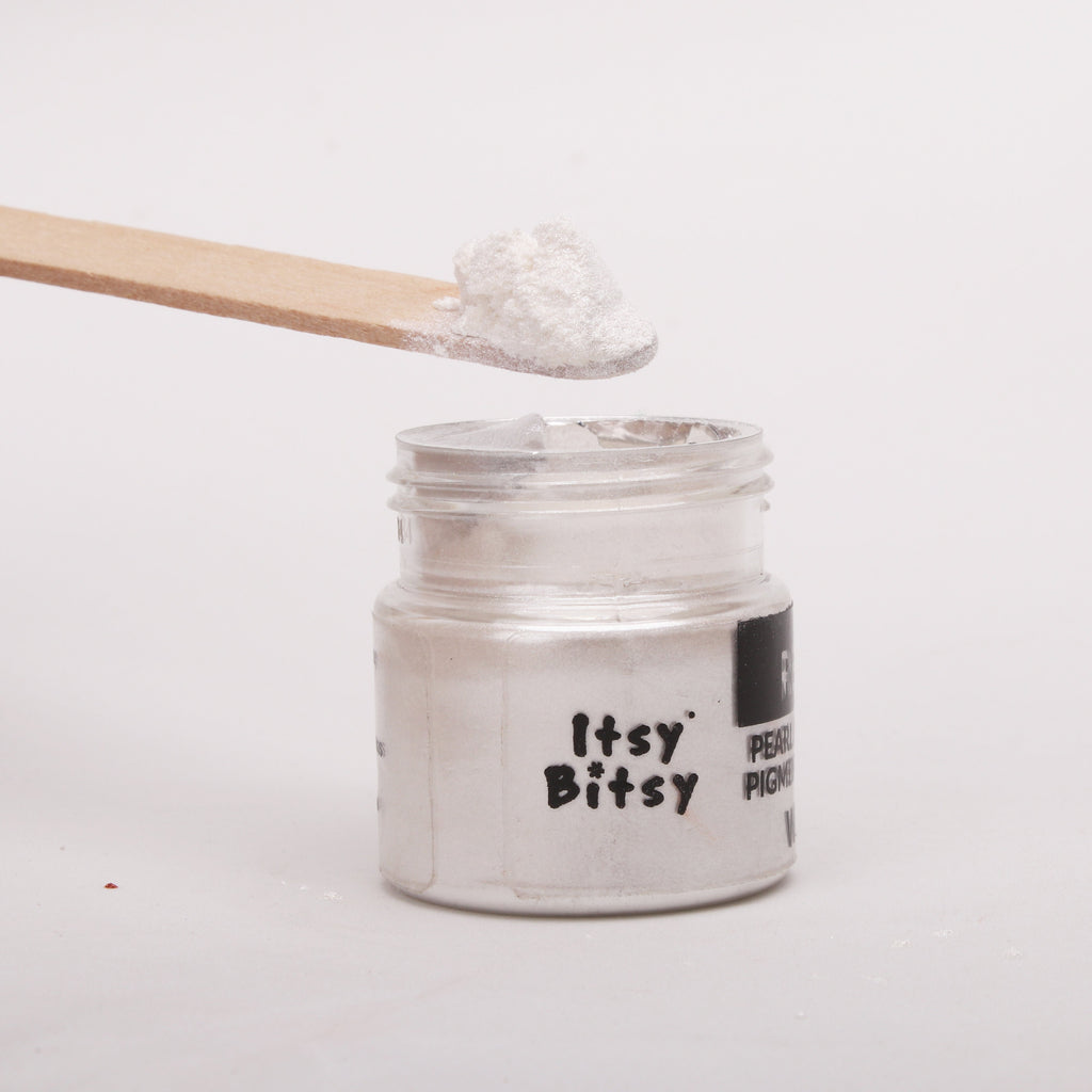 Resin Pearl Pigment Powder Snow White 6gm Bottle