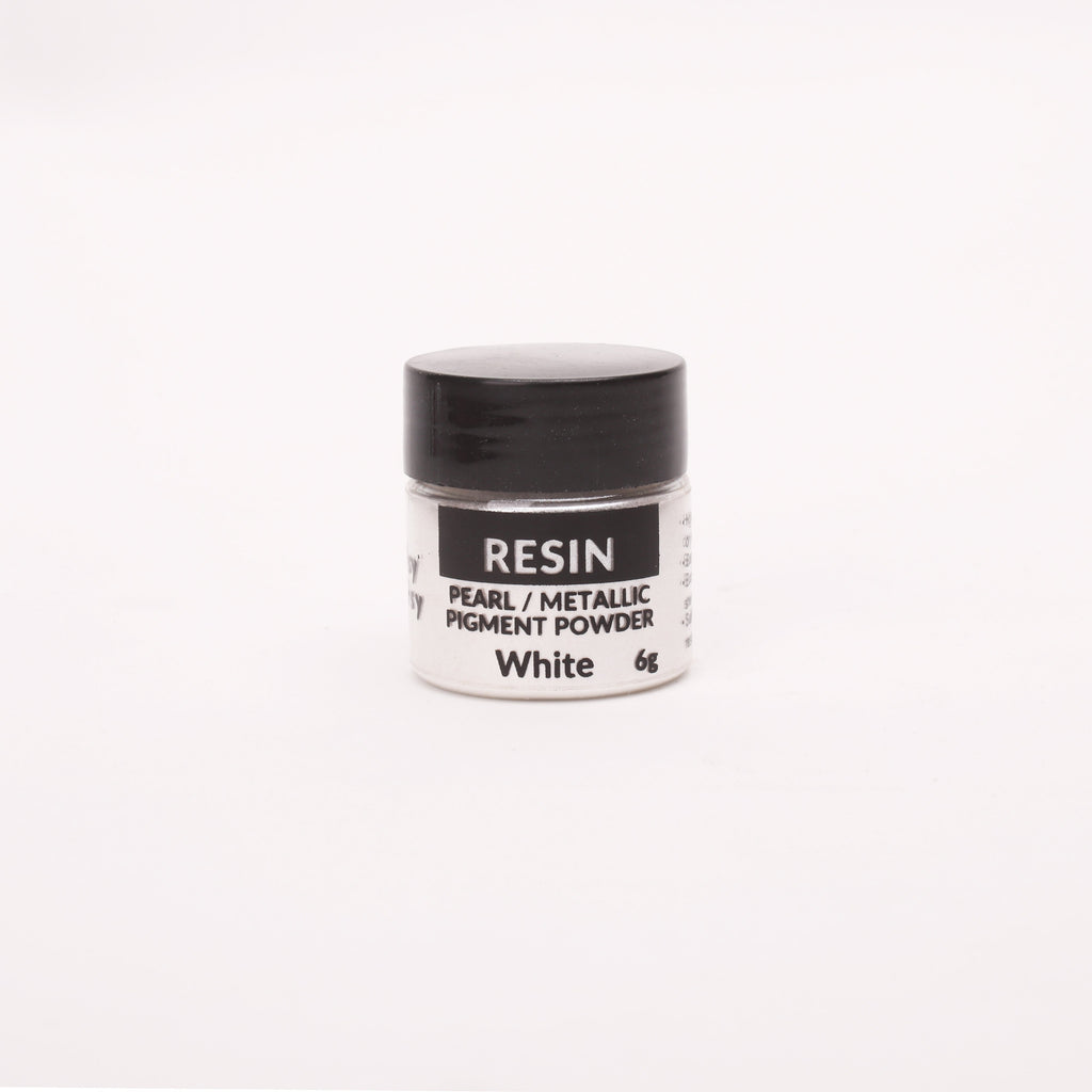 Resin Pearl Pigment Powder Snow White 6gm Bottle