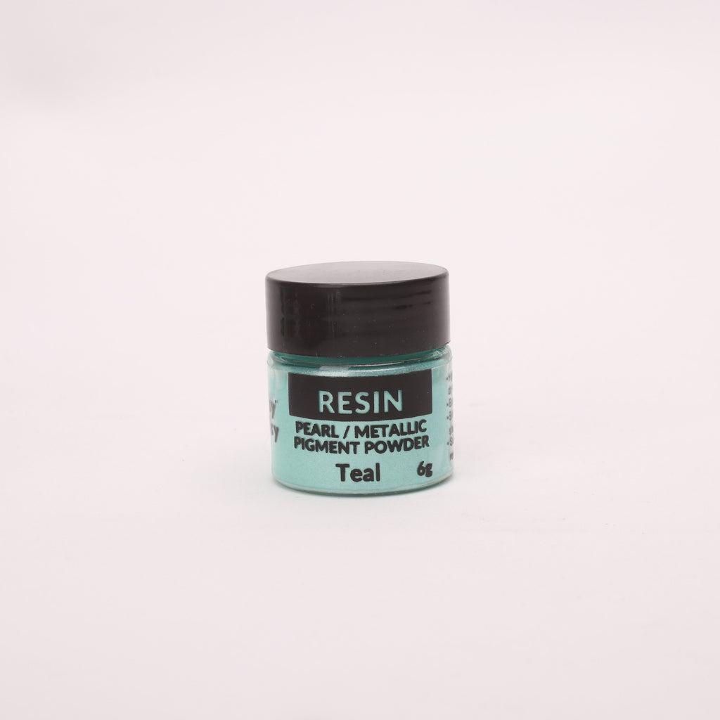 Resin Pearl Pigment Powder Teal 6gm Bottle