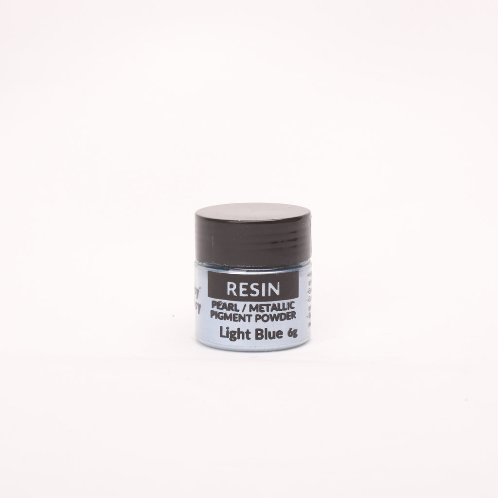 Resin Pearl Pigment Powder Light Blue 6gm Bottle
