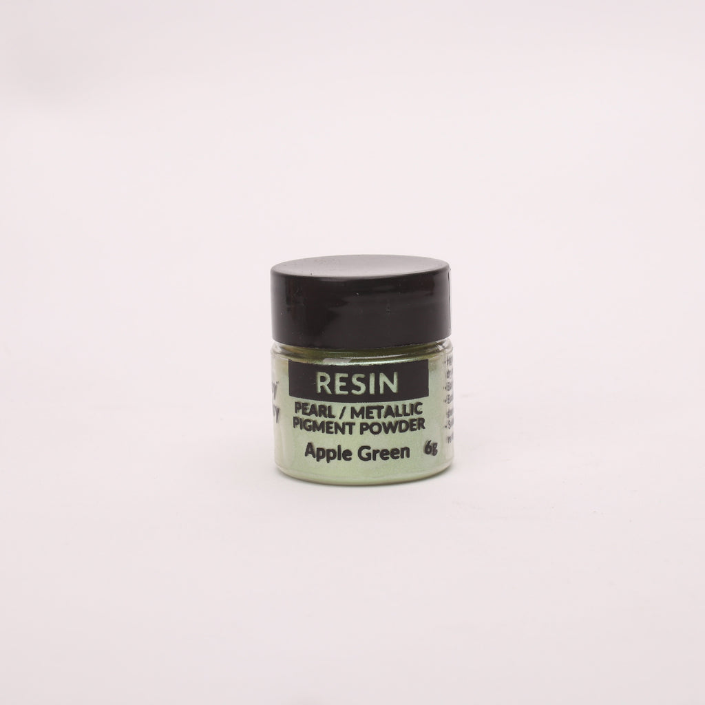 Resin Pearl Pigment Powder Apple Green 6gm Bottle