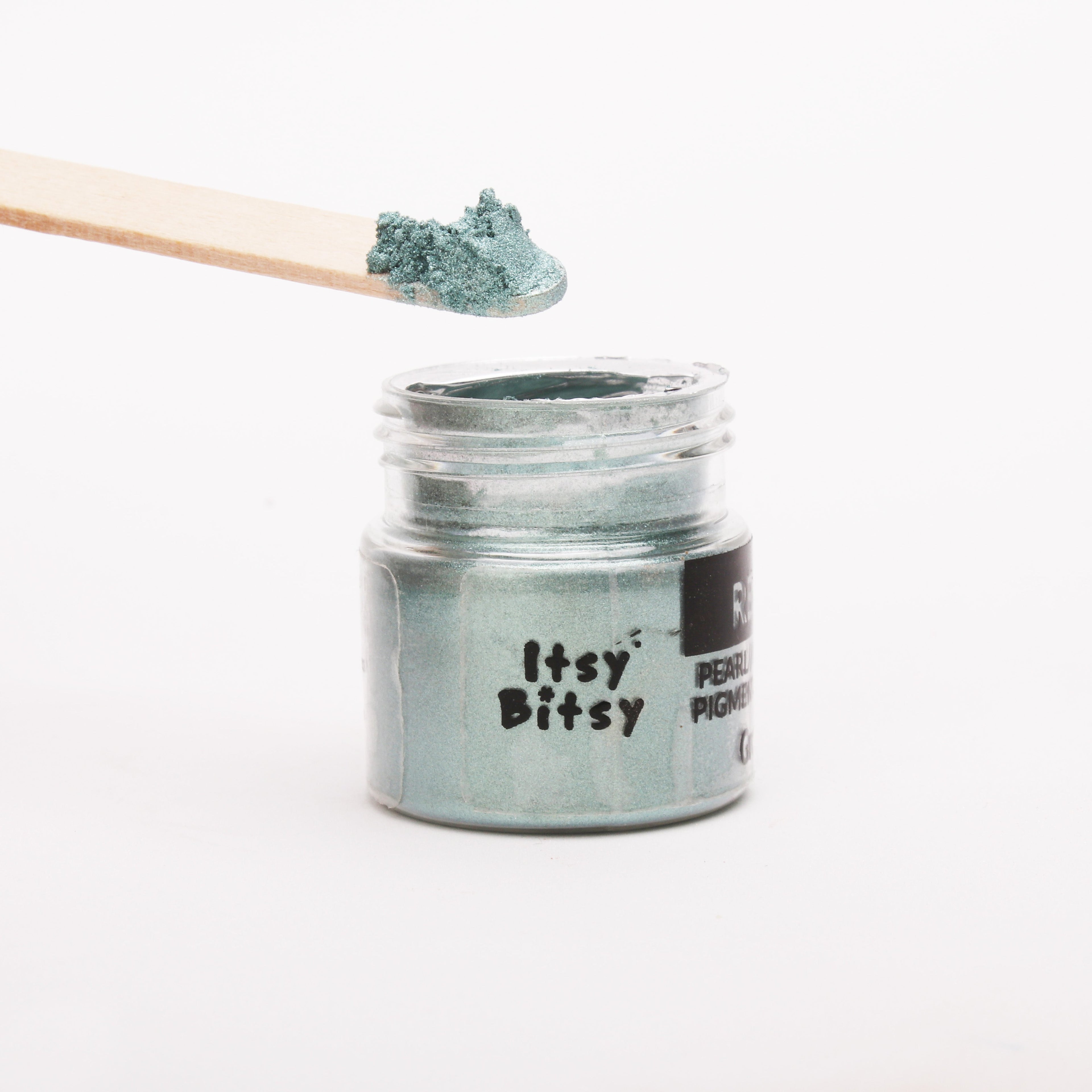 Resin Metallic Pigment Powder Blackish Green 6gm Bottle