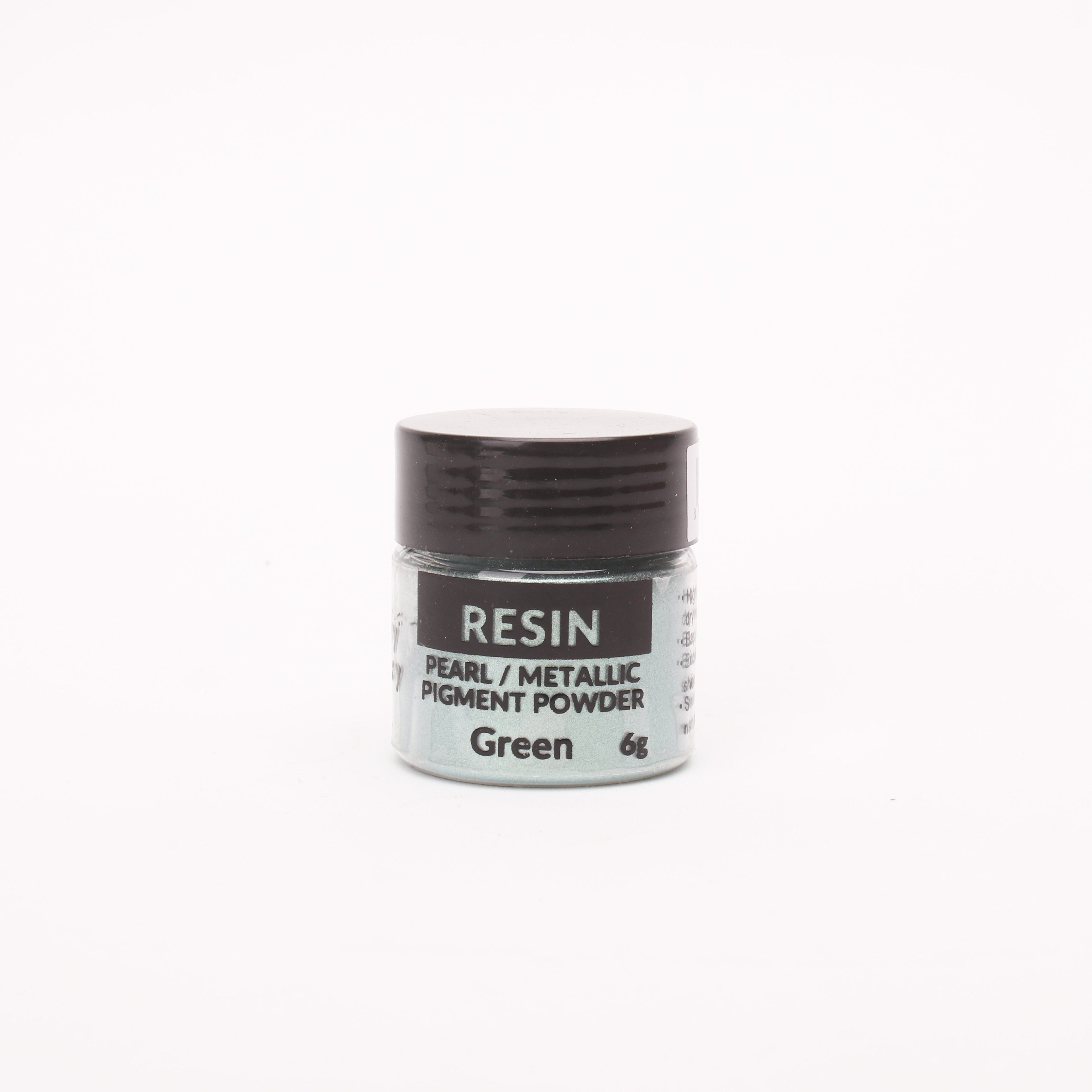 Resin Metallic Pigment Powder Blackish Green 6gm Bottle