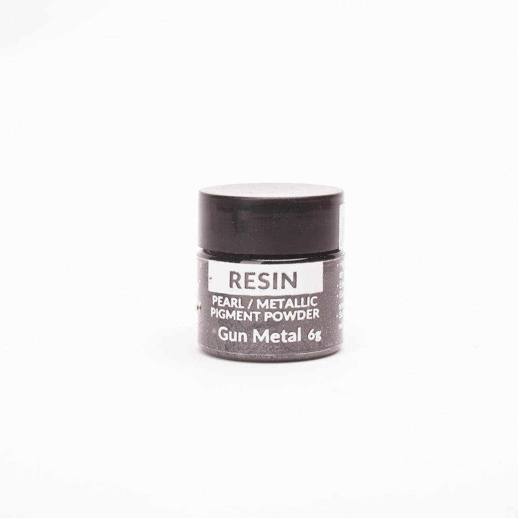 Resin Metallic Pigment Powder Spanish Grey 6gm Bottle