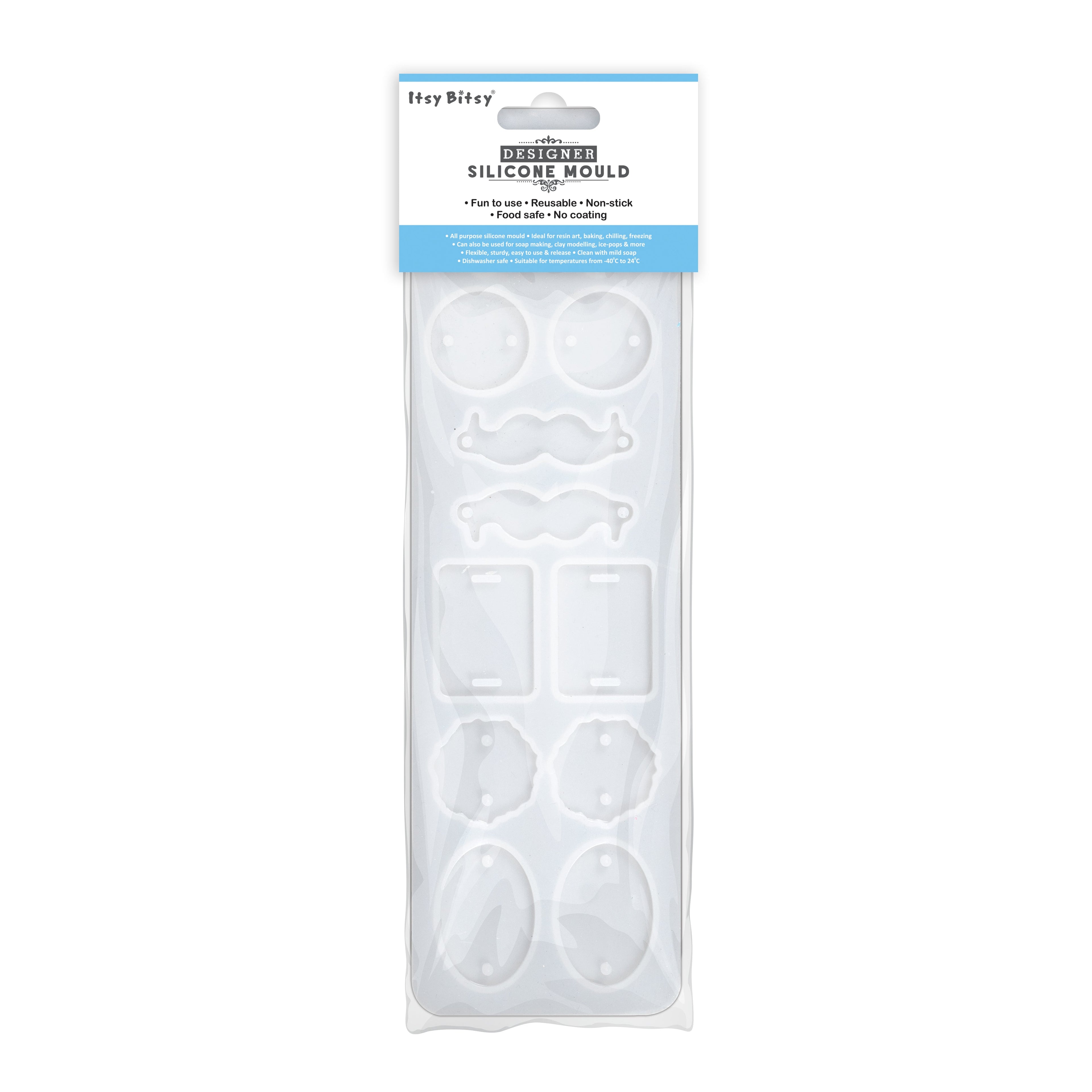 Rakhi Silicone Mould Shapes Assembly L23.5 X W7.3cm 1pc