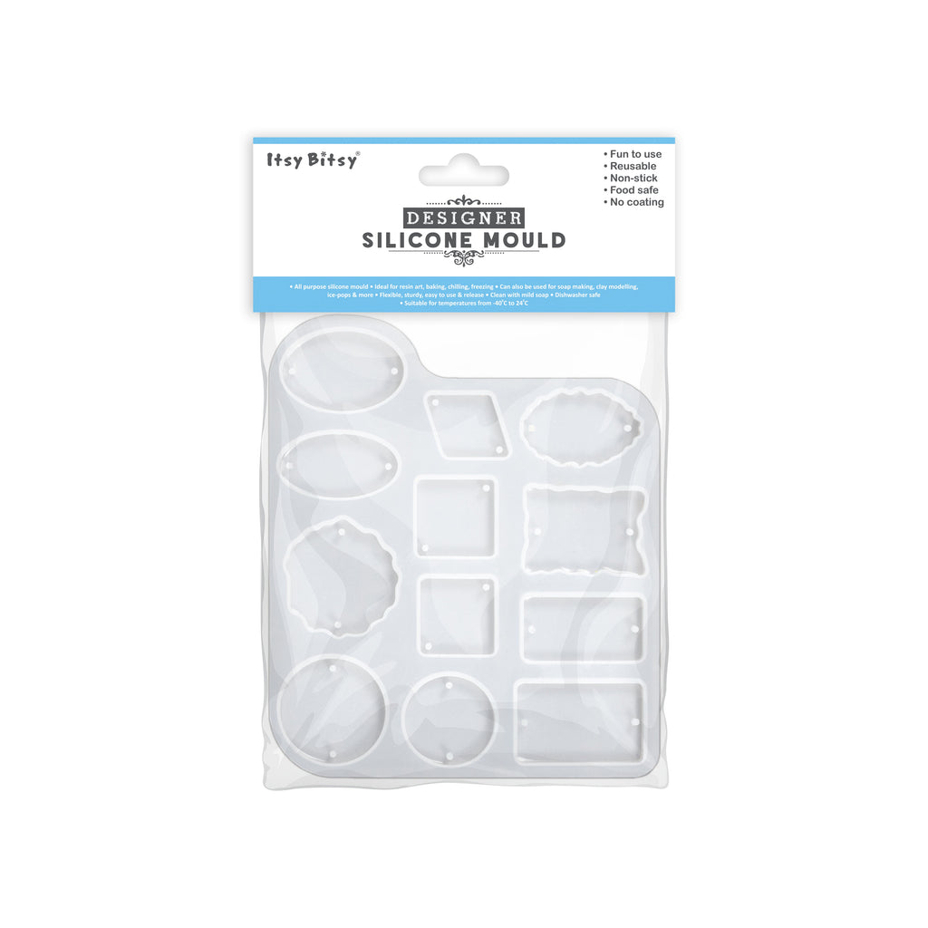 Rakhi Silicone Mould Shape Mix L14.3 X W12cm 1pc