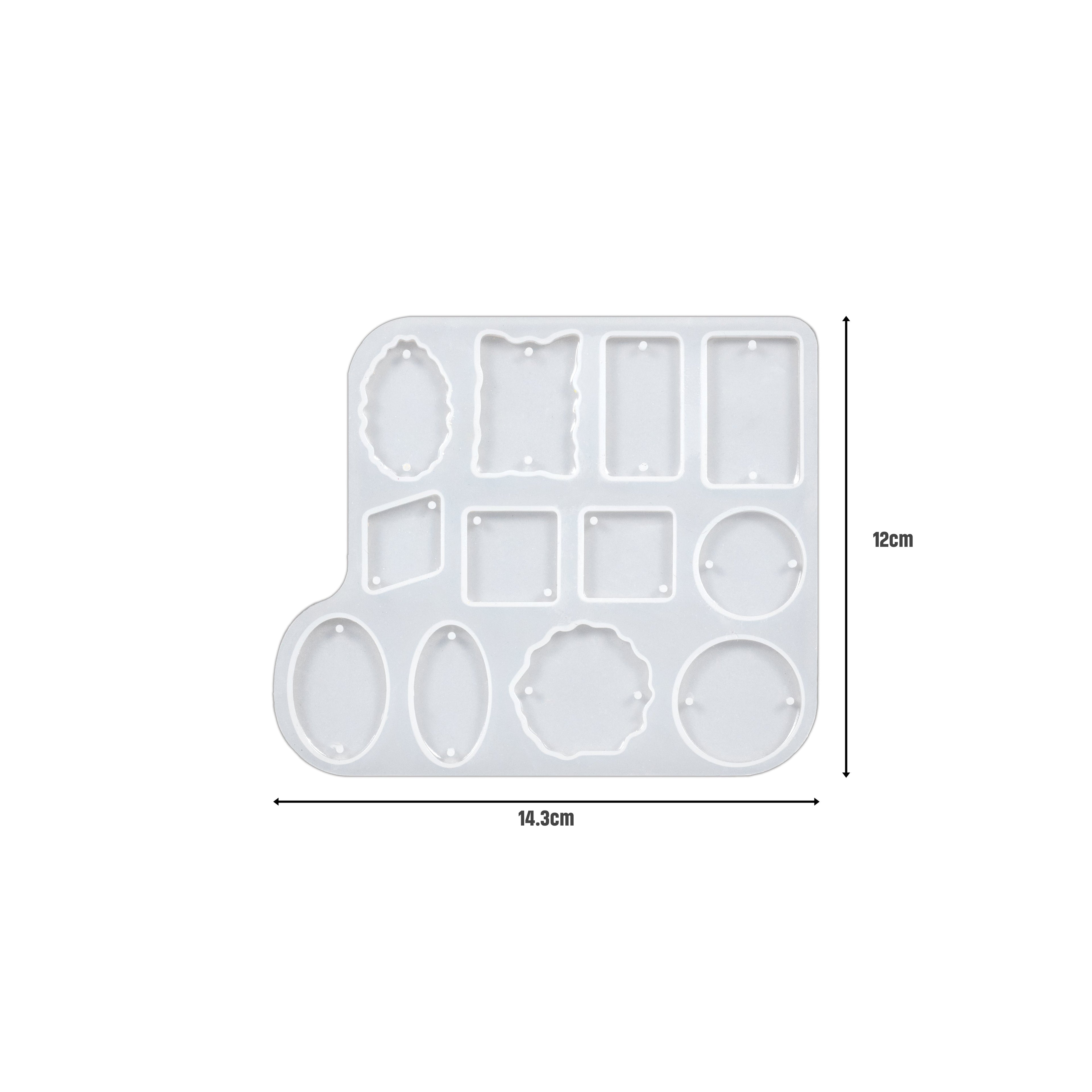 Rakhi Silicone Mould Shape Mix L14.3 X W12cm 1pc